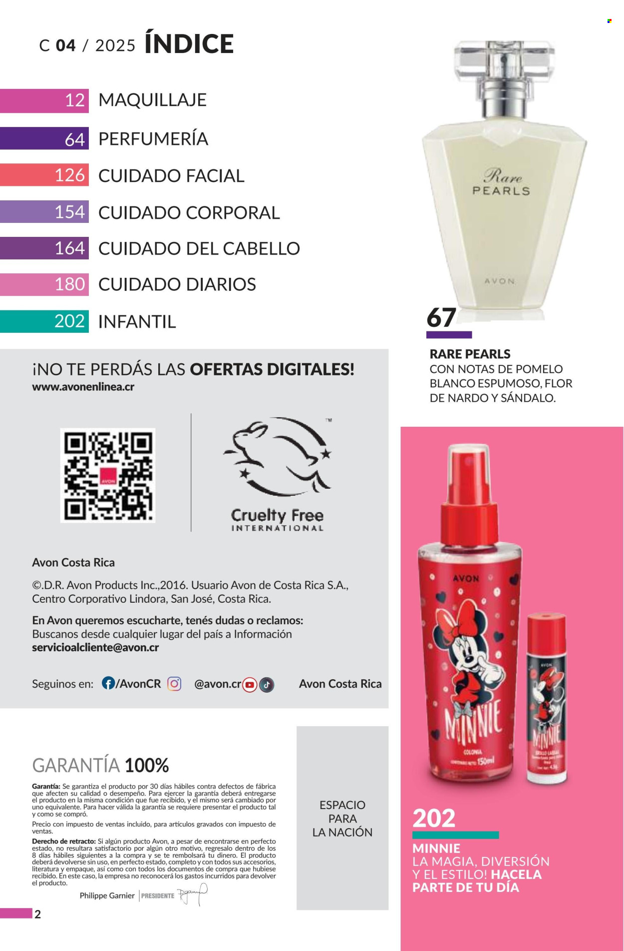 Oferta Avon. Página 1