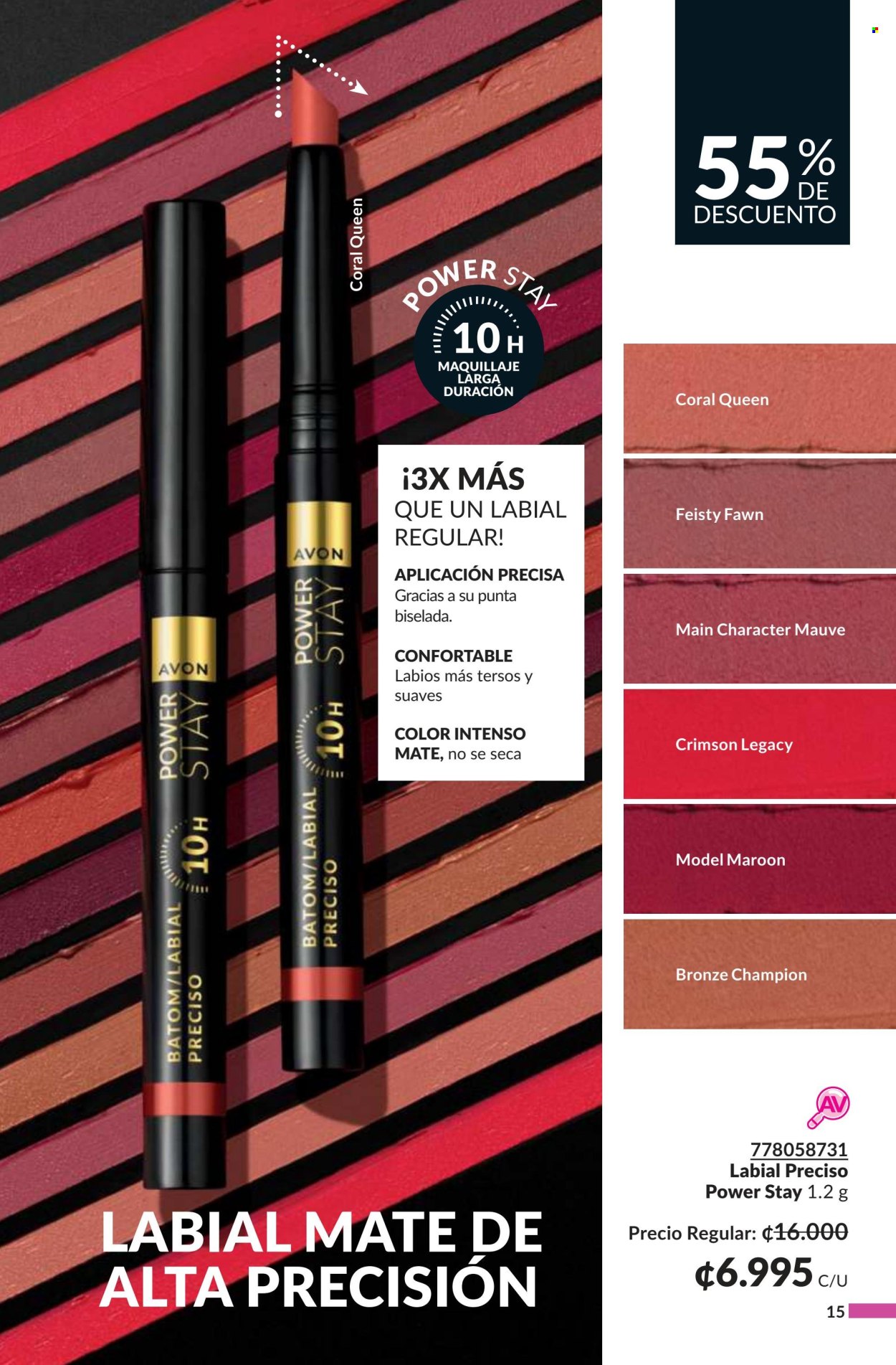 Oferta Avon. Página 1