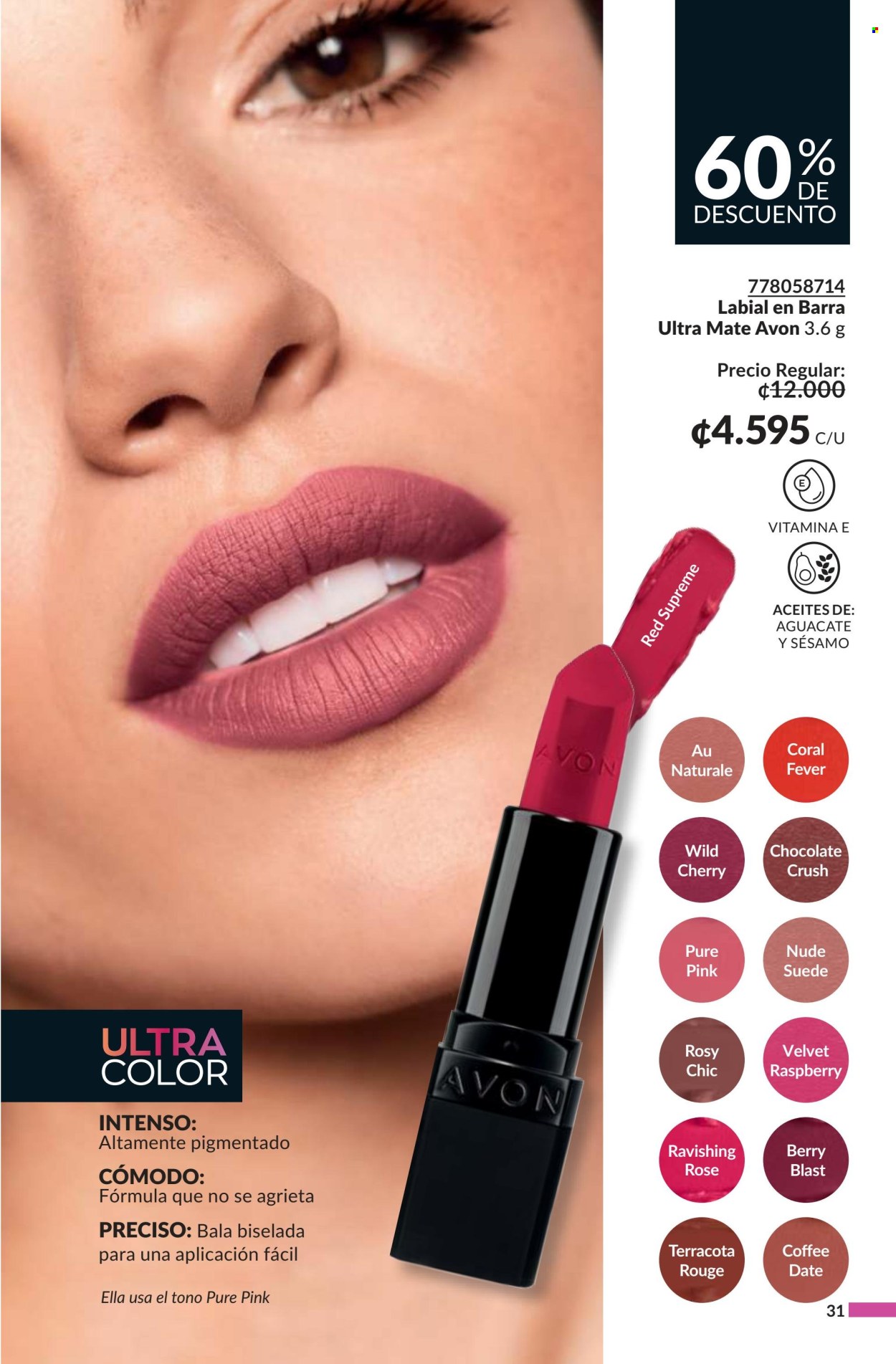 Oferta Avon. Página 1