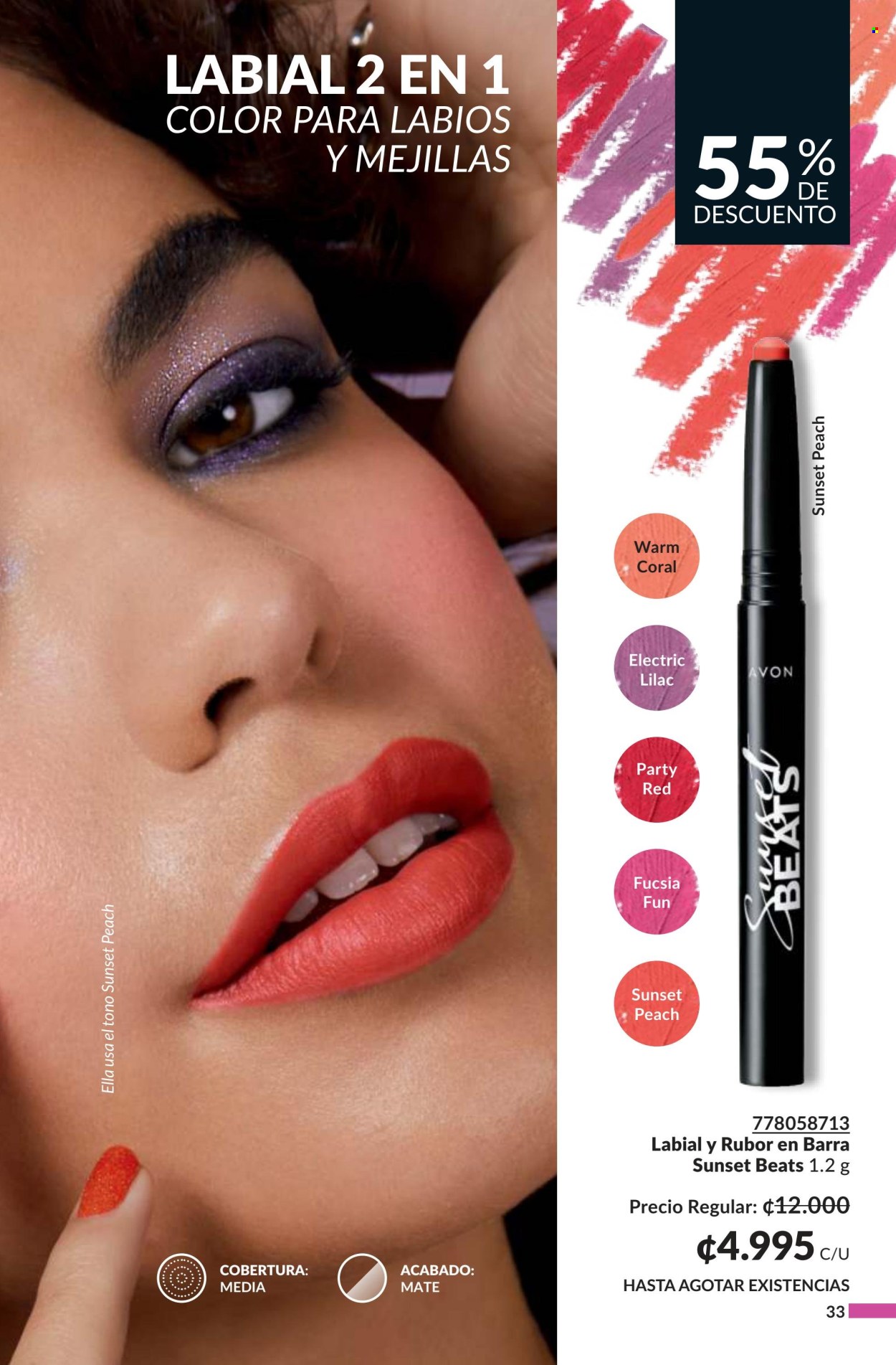 Oferta Avon. Página 1