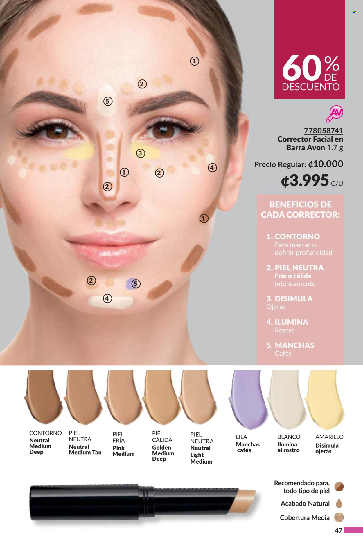 Oferta Avon. Página 1