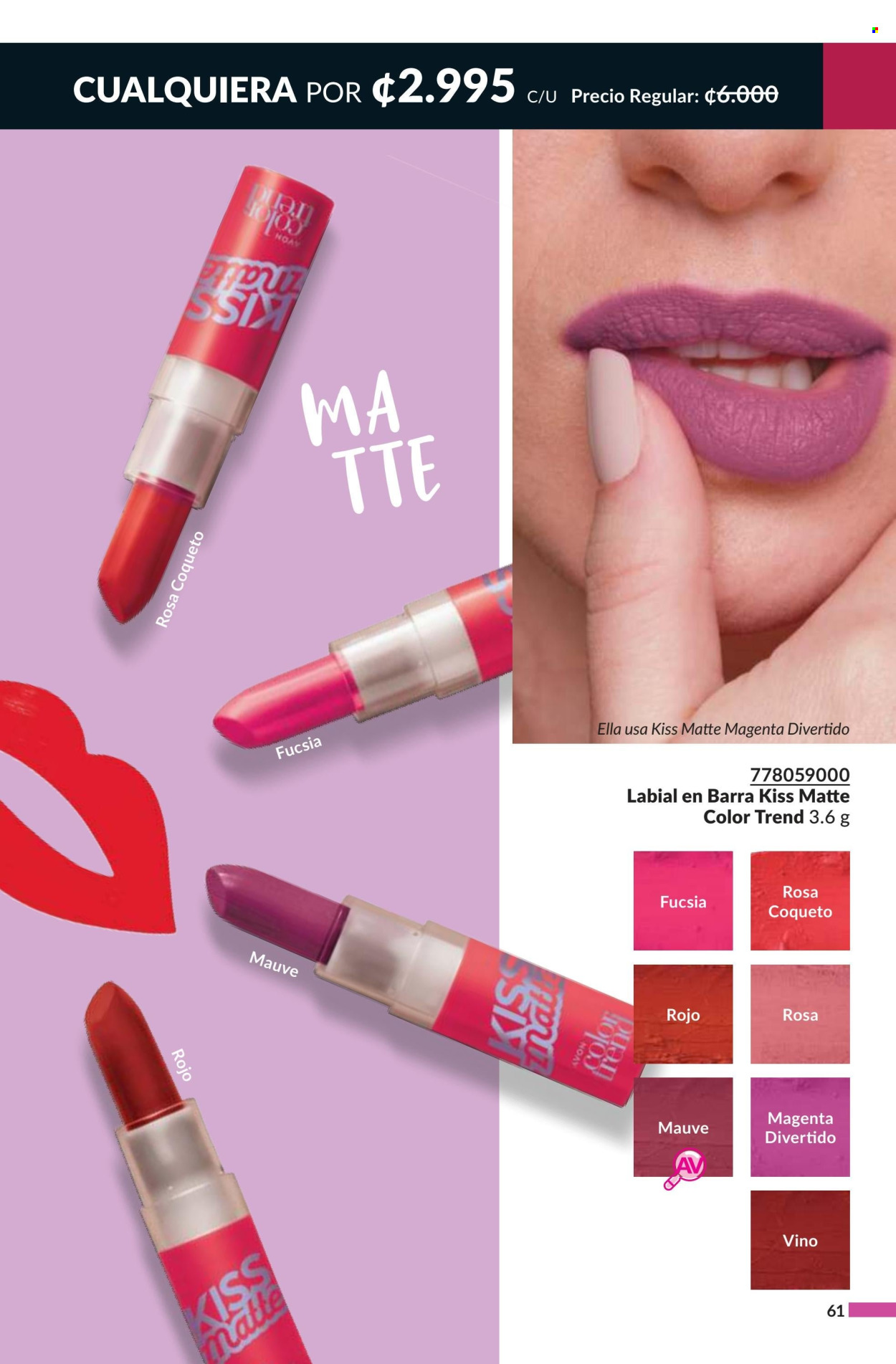 Oferta Avon. Página 1