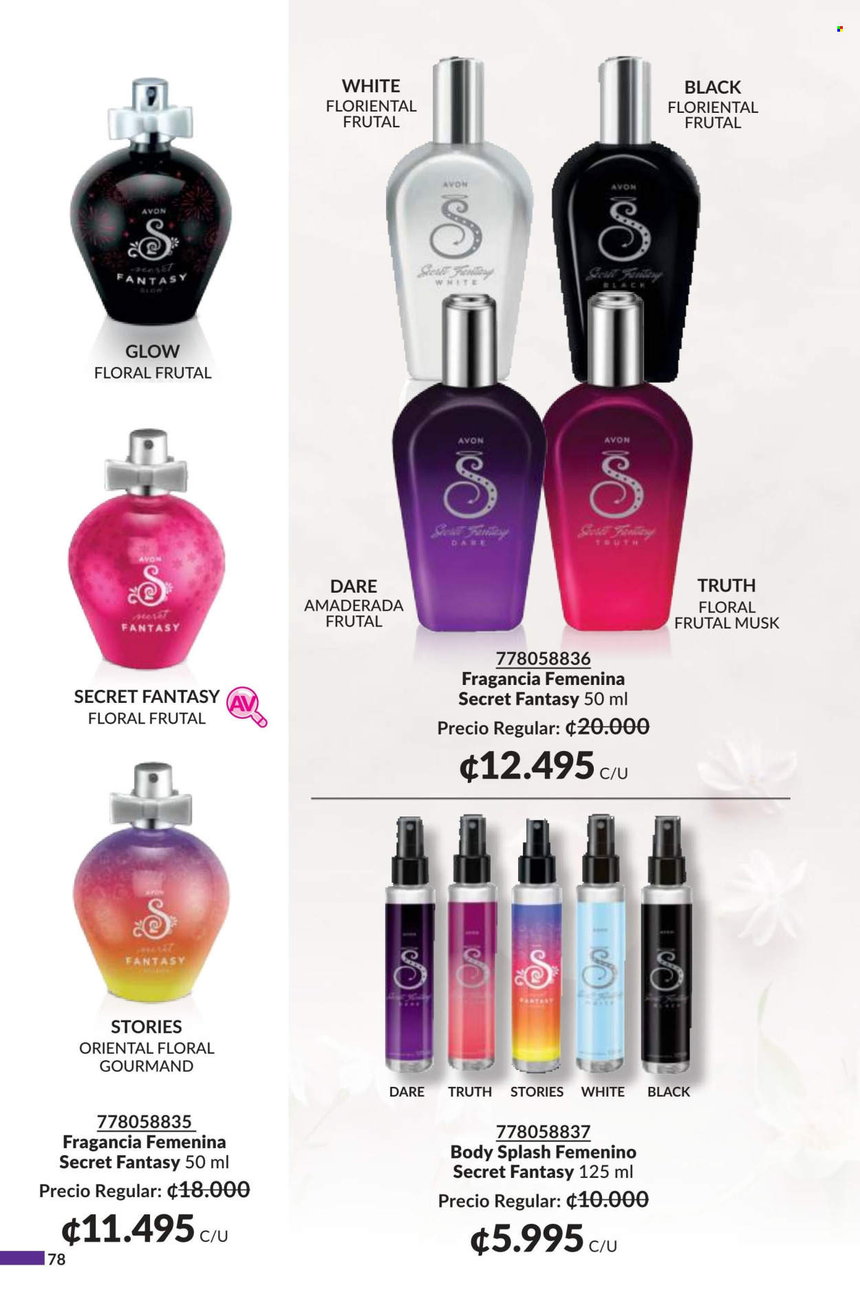 Oferta Avon. Página 1