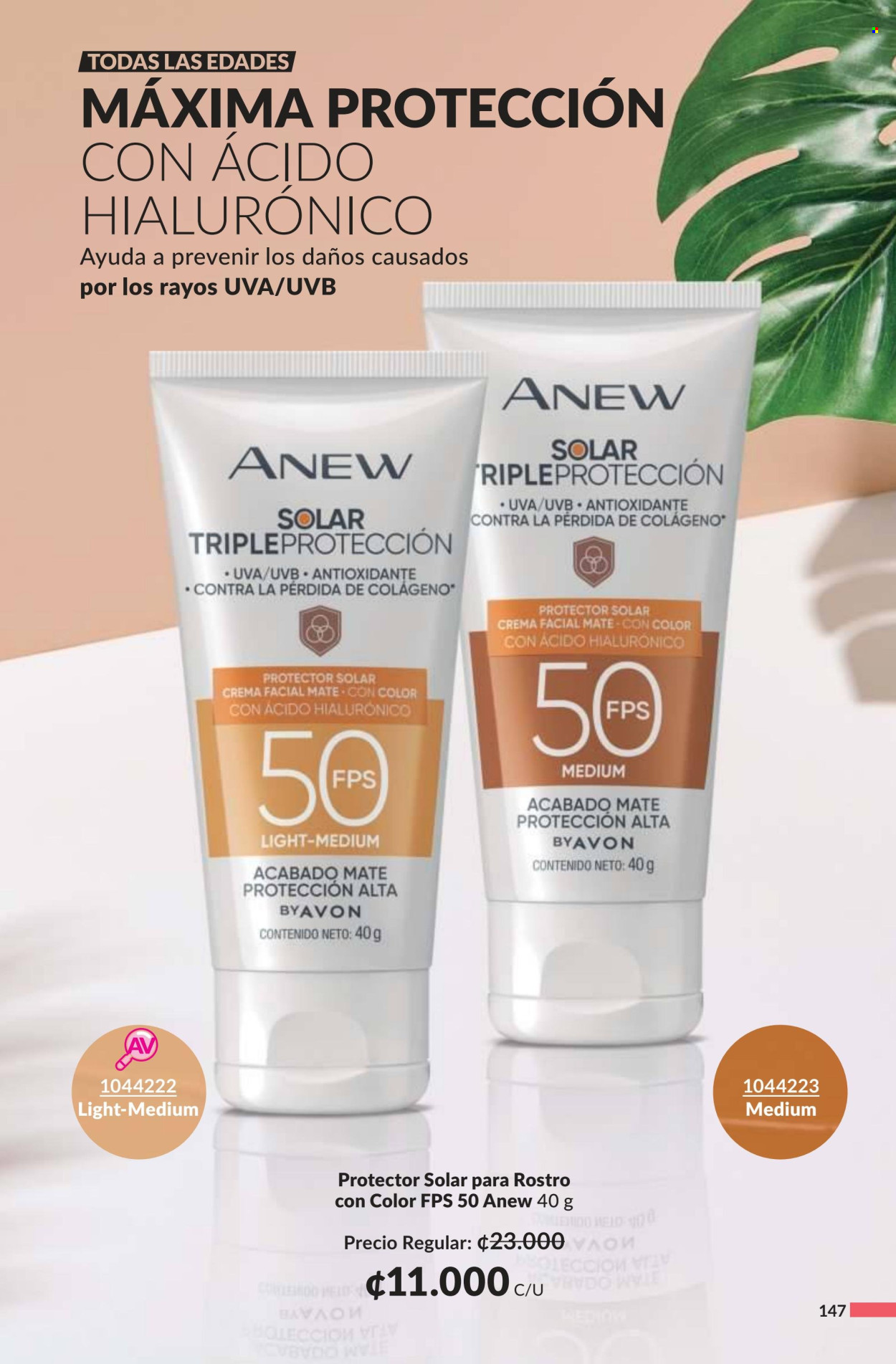 Oferta Avon. Página 1