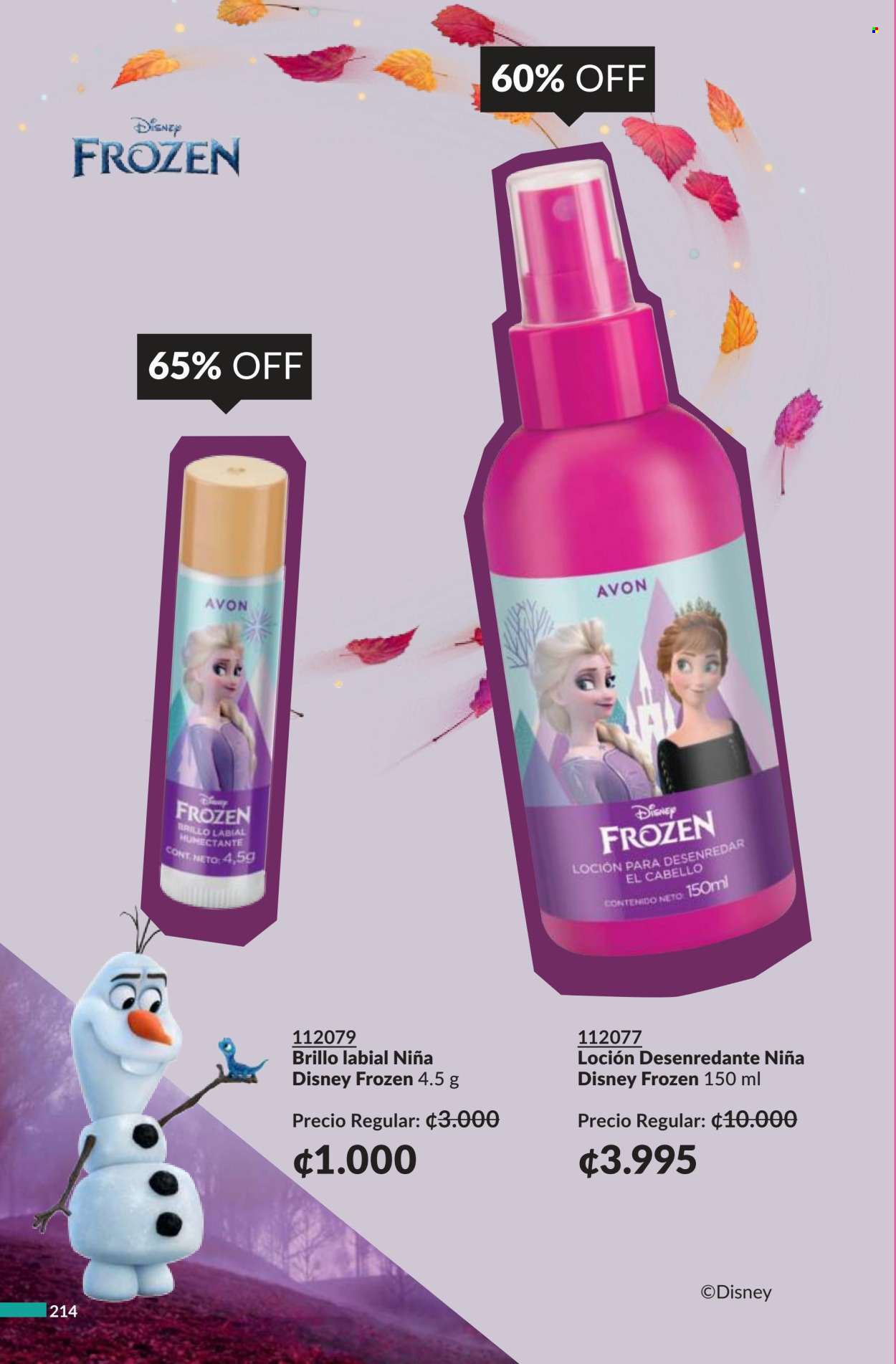 Oferta Avon. Página 1