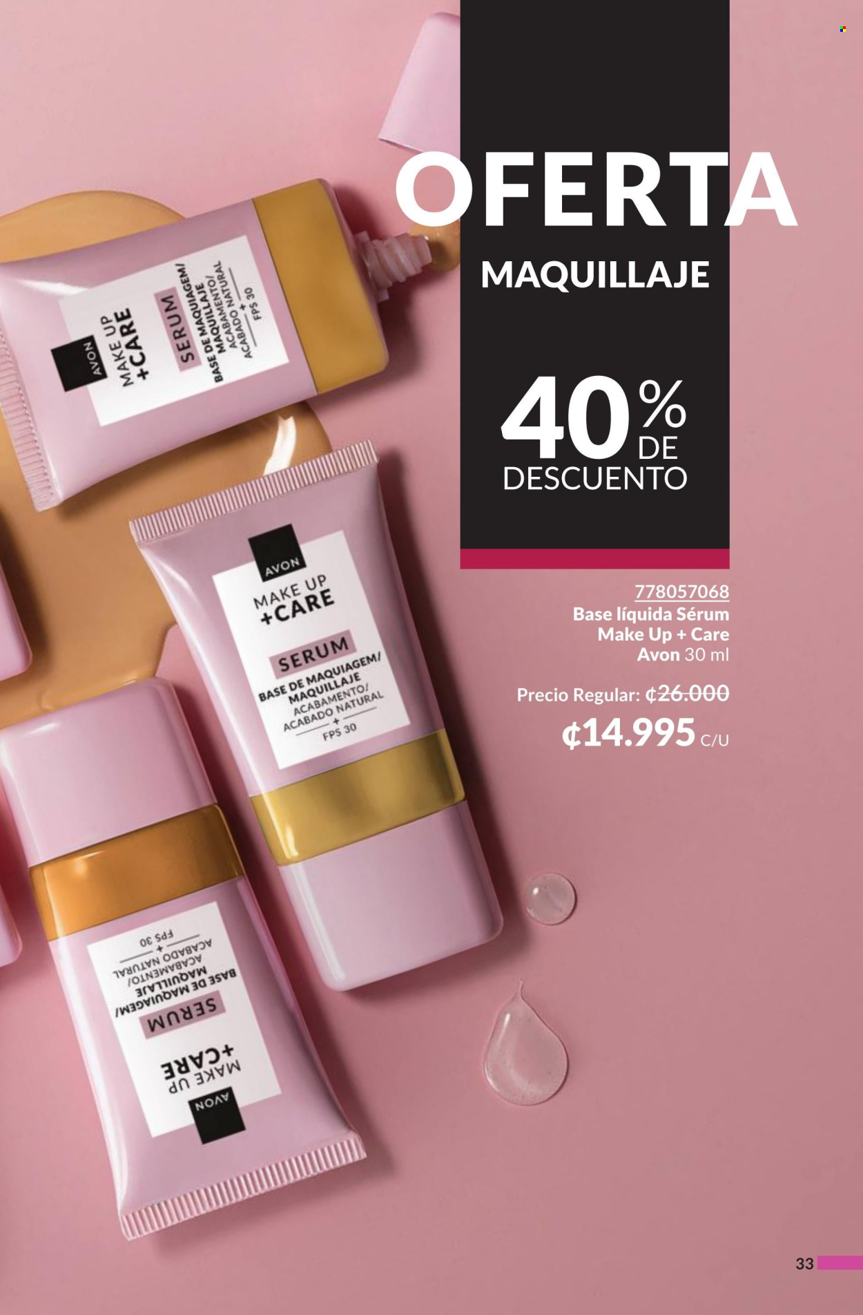 Oferta Avon. Página 1