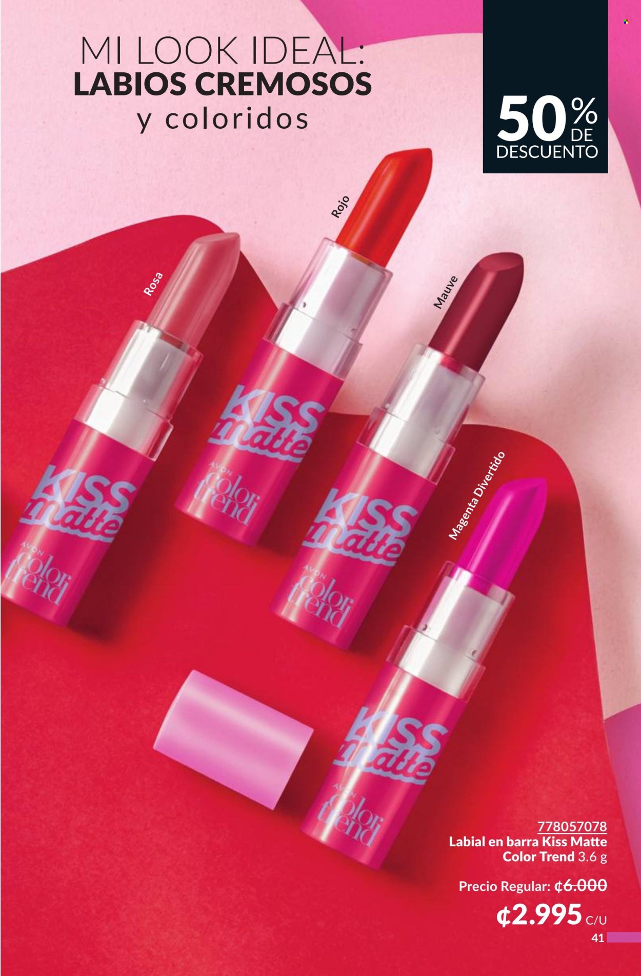 Oferta Avon. Página 1