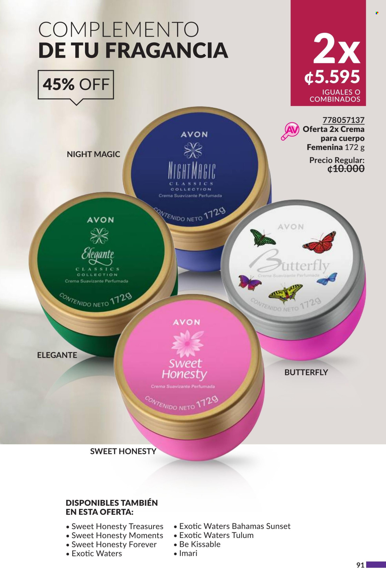 Oferta Avon. Página 1
