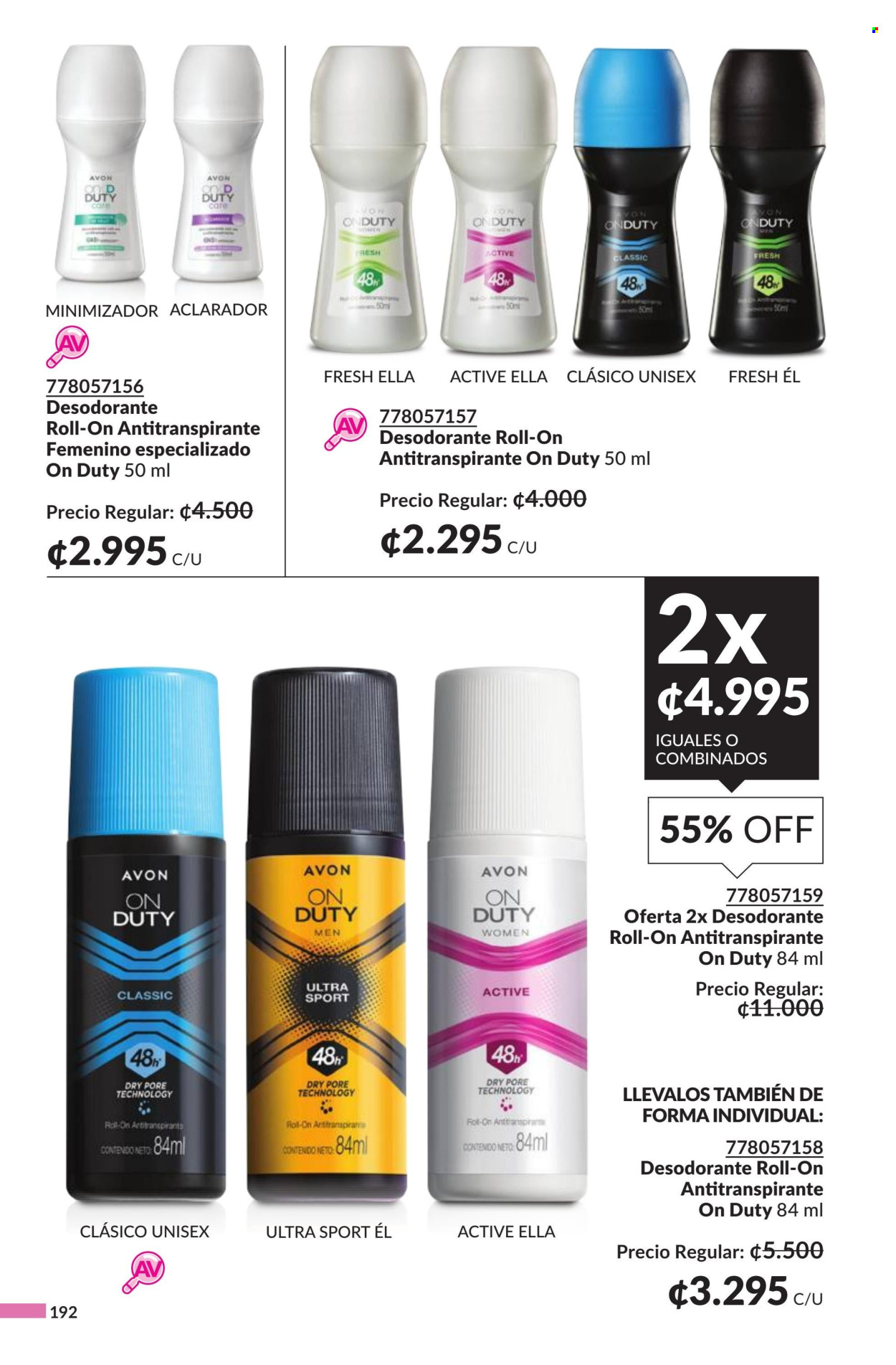 Oferta Avon. Página 1