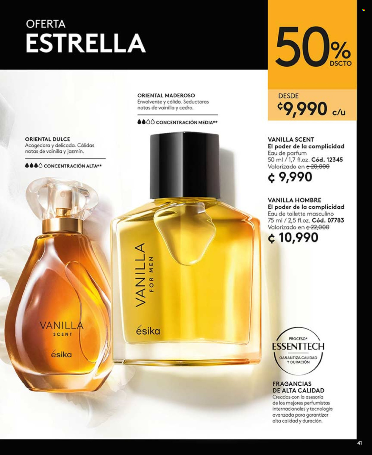 Oferta Ésika. Página 1