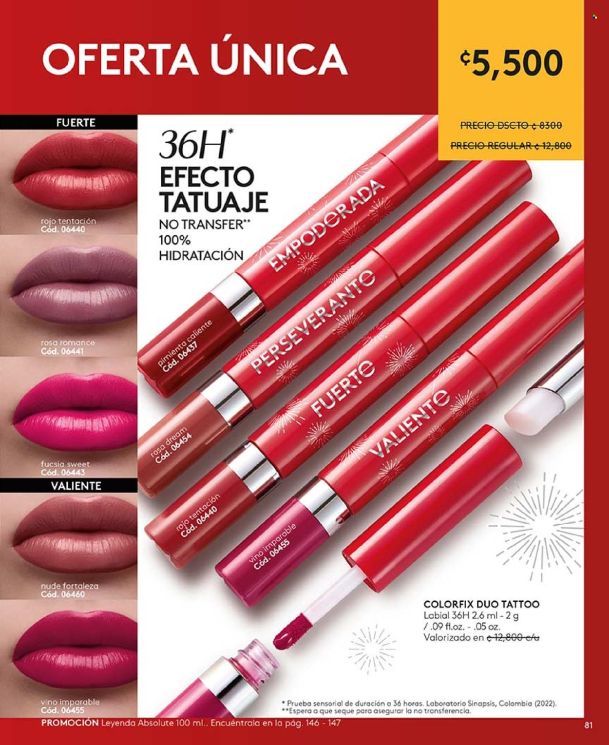 Oferta Ésika. Página 1