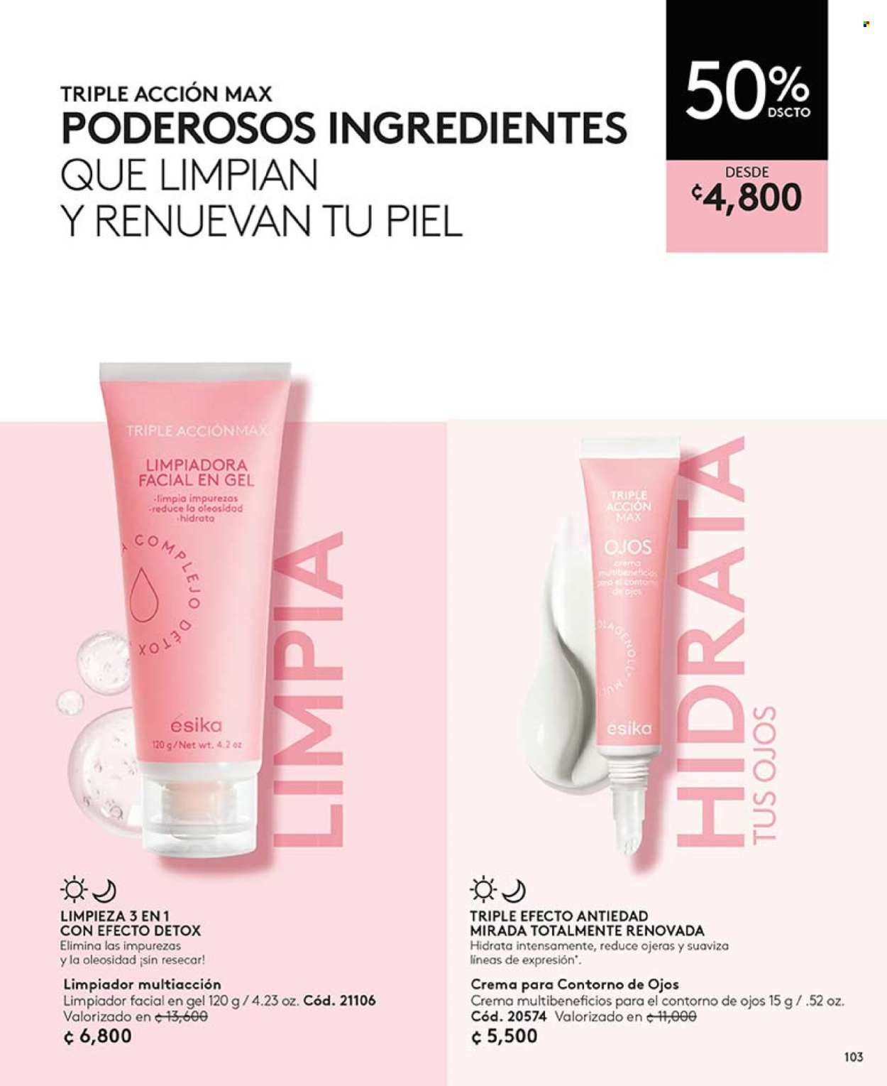 Oferta Ésika. Página 1