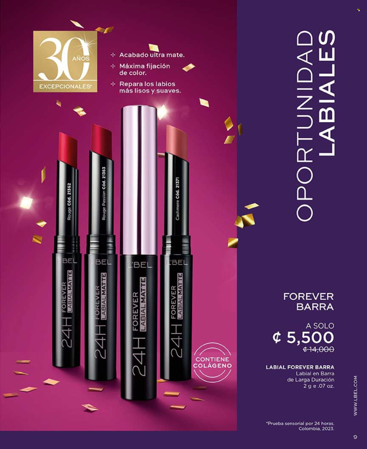 Oferta L'Bel. Página 1