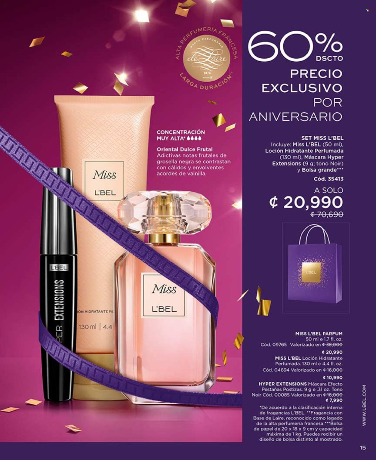 Oferta L'Bel. Página 1