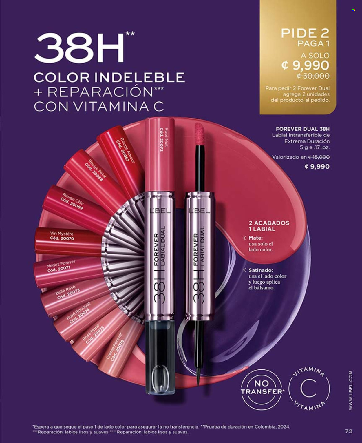Oferta L'Bel. Página 1