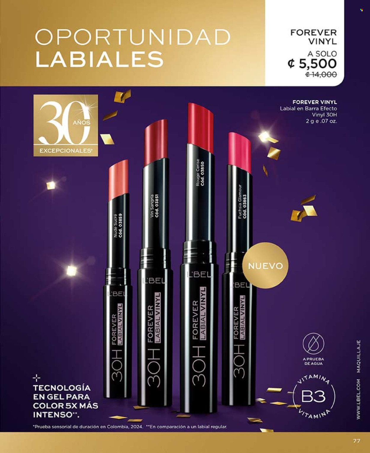 Oferta L'Bel. Página 1