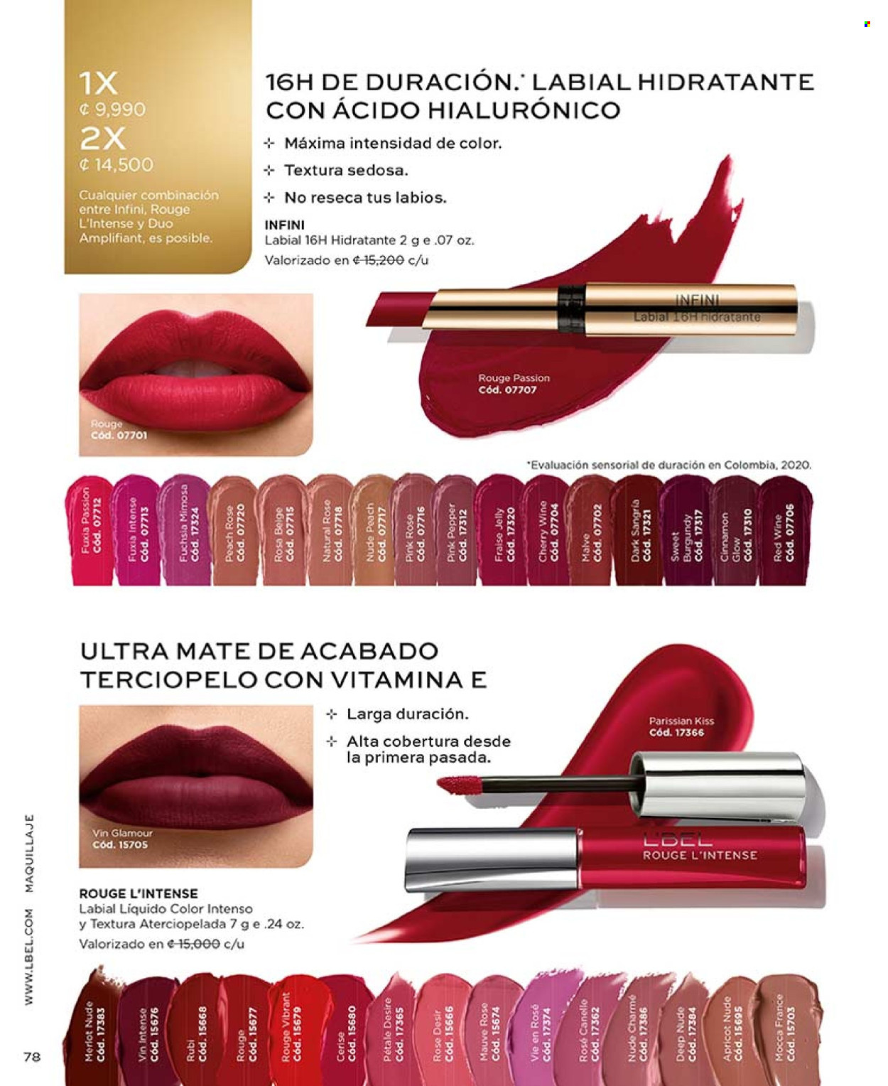 Oferta L'Bel. Página 1