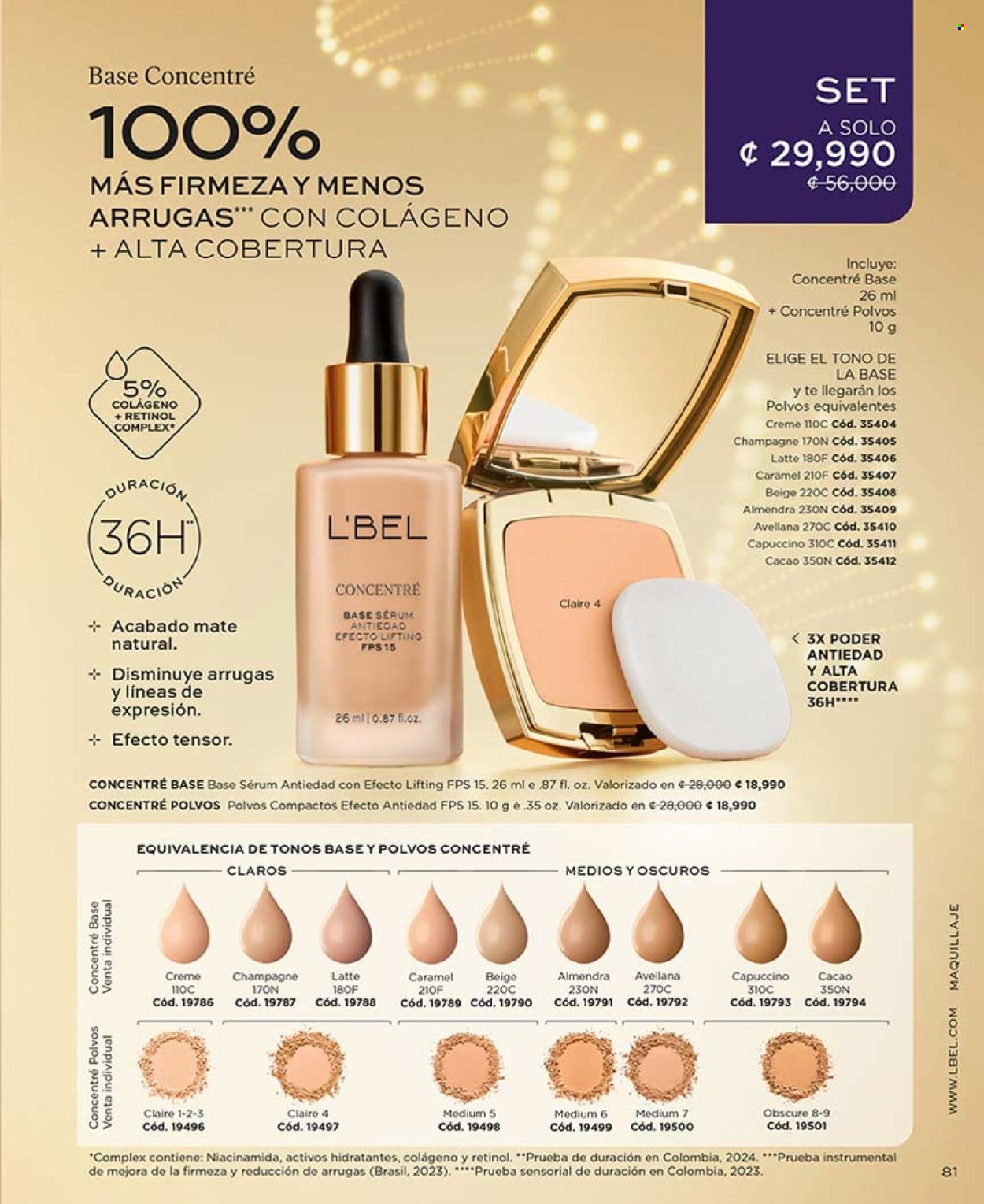 Oferta L'Bel. Página 1