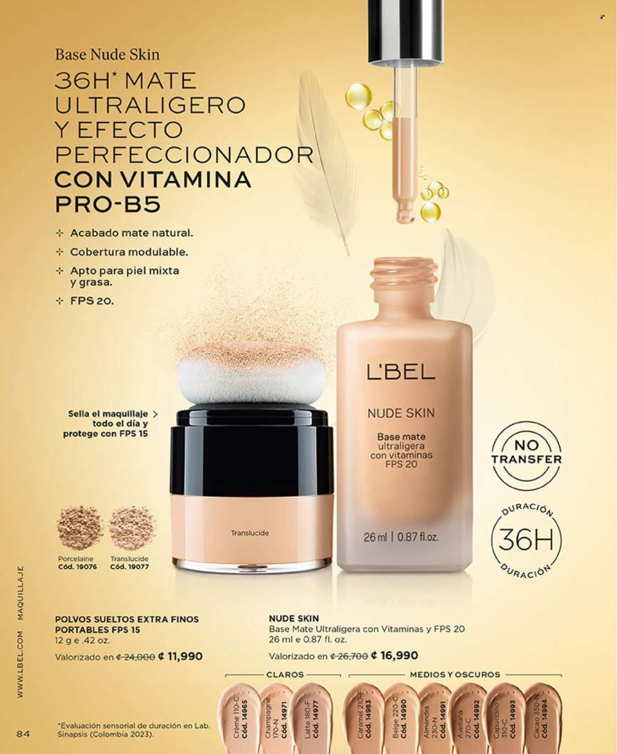 Oferta L'Bel. Página 1