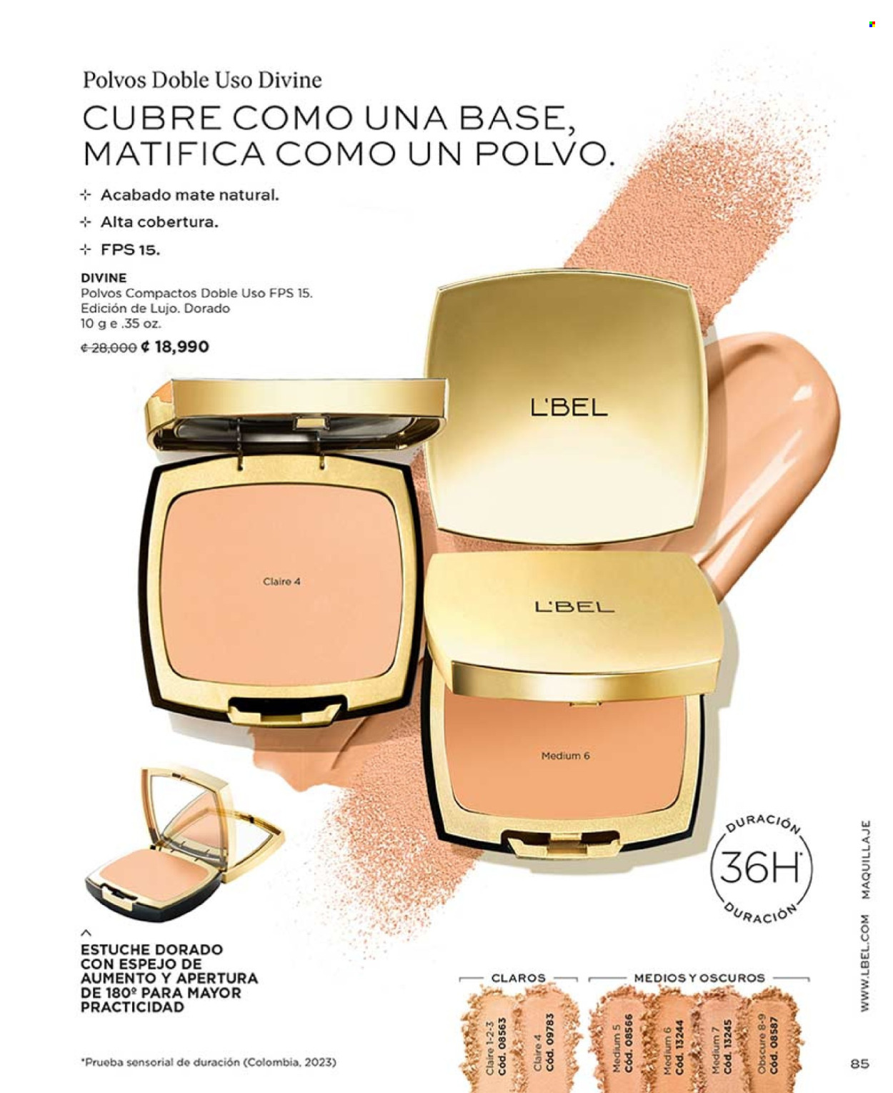 Oferta L'Bel. Página 1