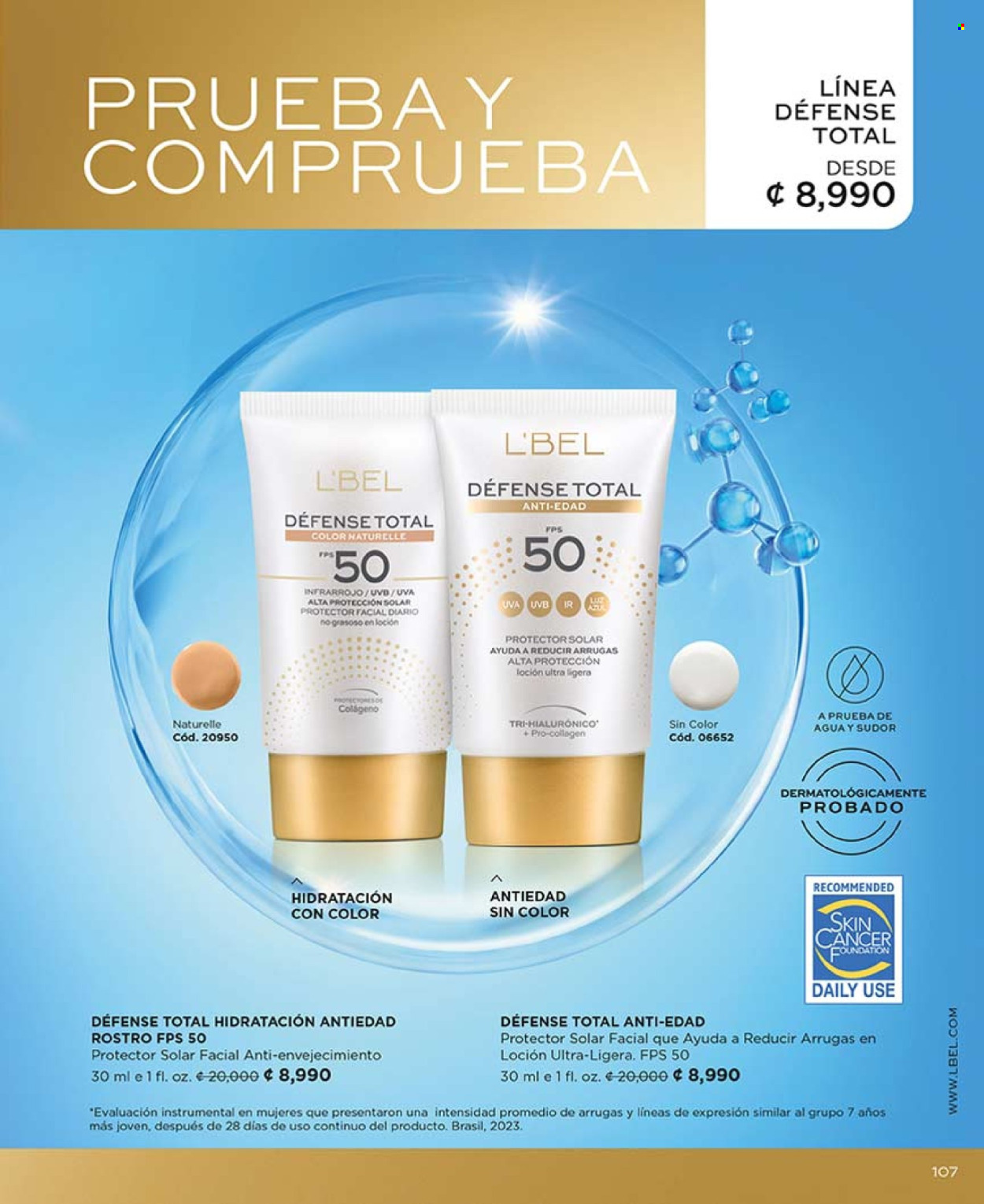 Oferta L'Bel. Página 1
