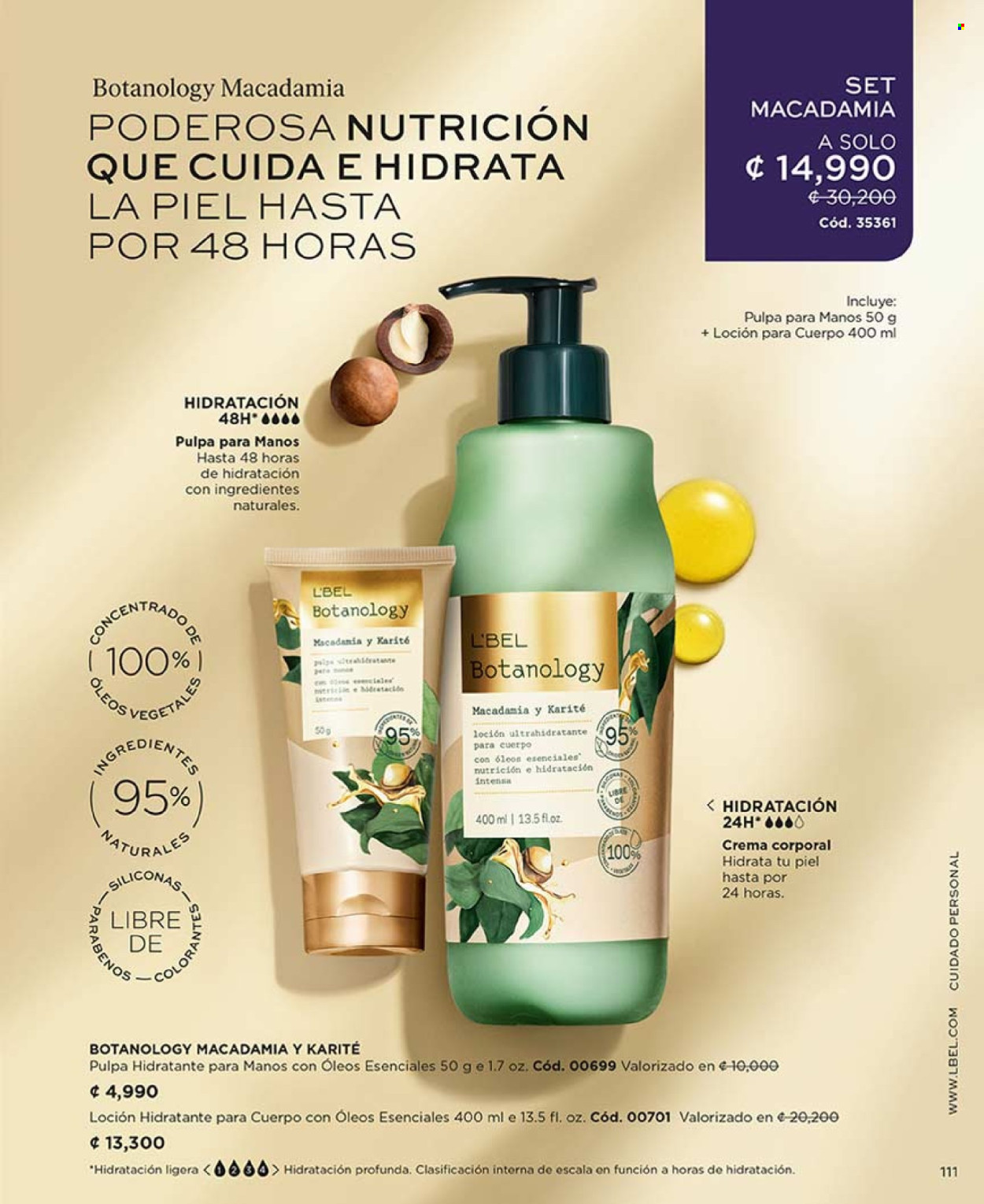 Oferta L'Bel. Página 1
