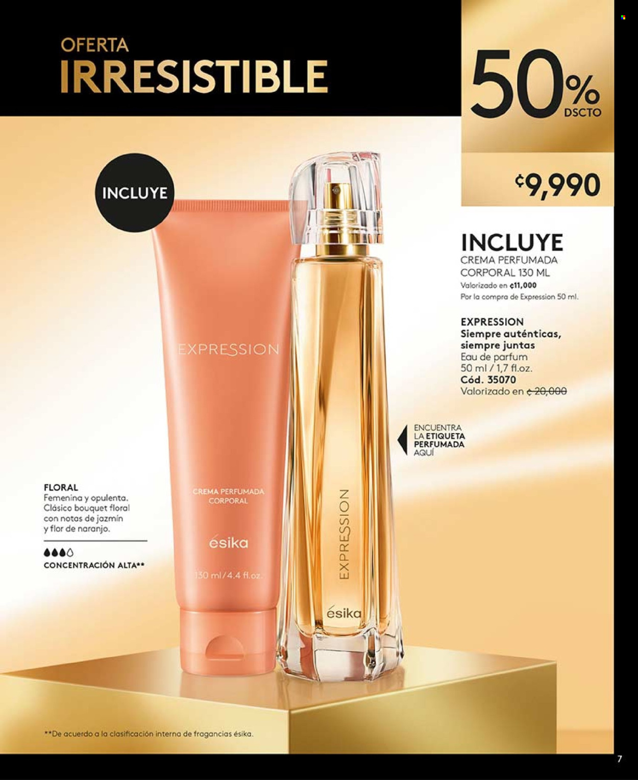 Oferta Ésika. Página 1