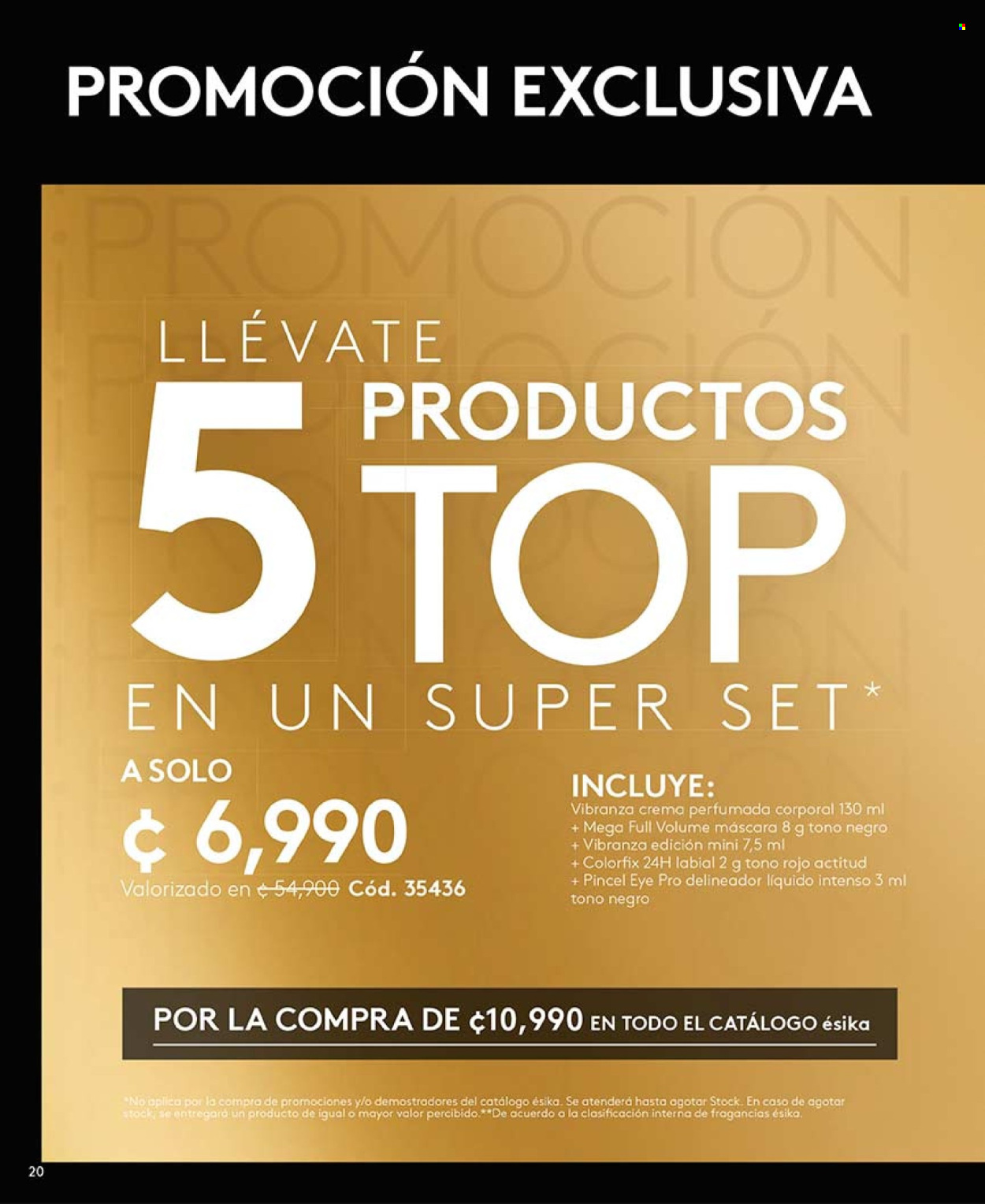 Oferta Ésika. Página 1