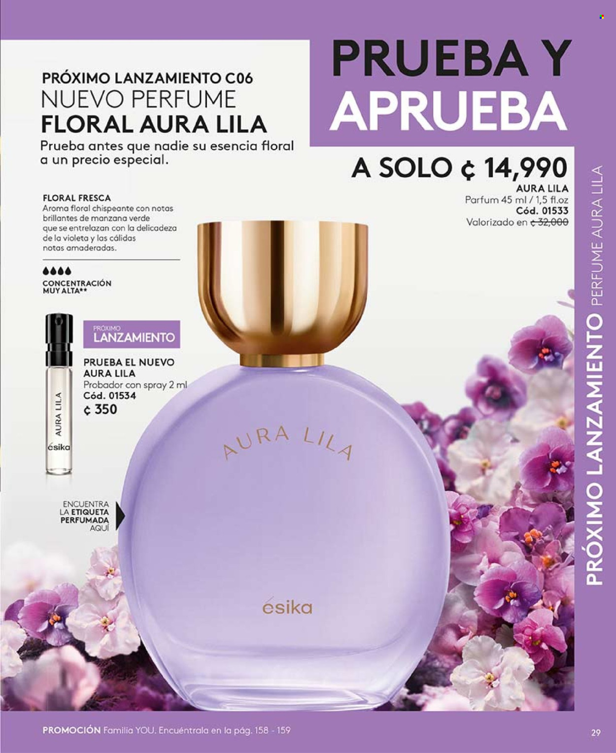 Oferta Ésika. Página 1