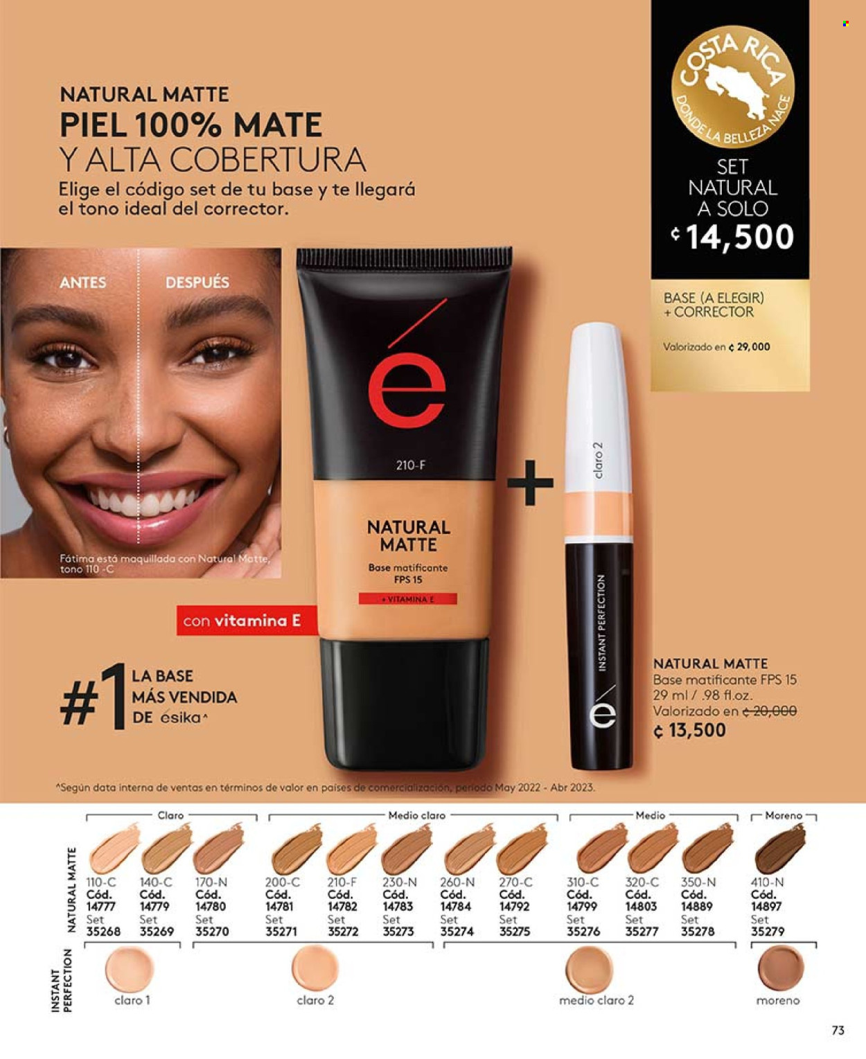 Oferta Ésika. Página 1