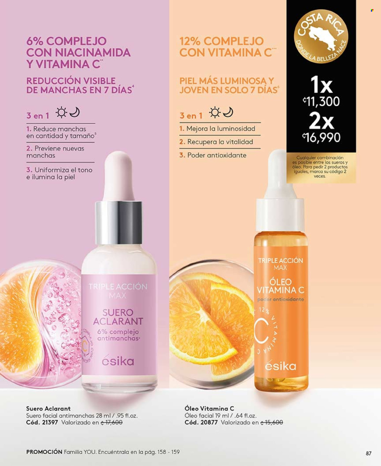 Oferta Ésika. Página 1
