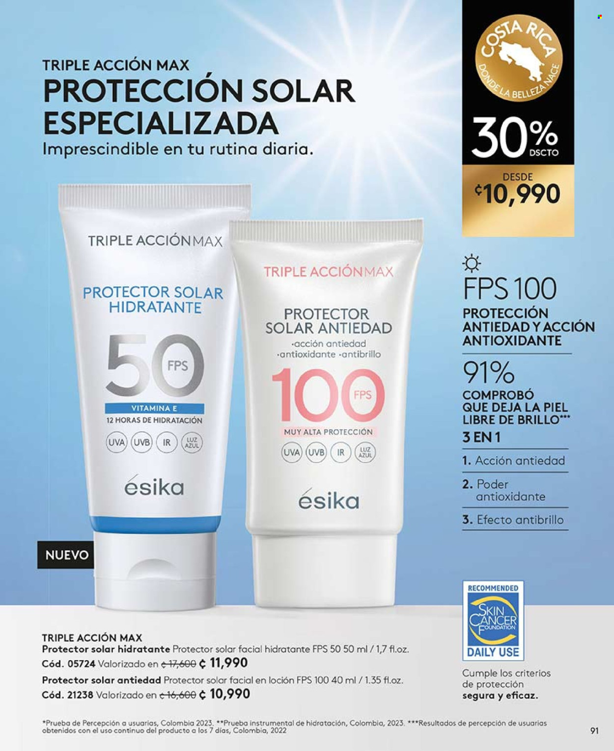 Oferta Ésika. Página 1