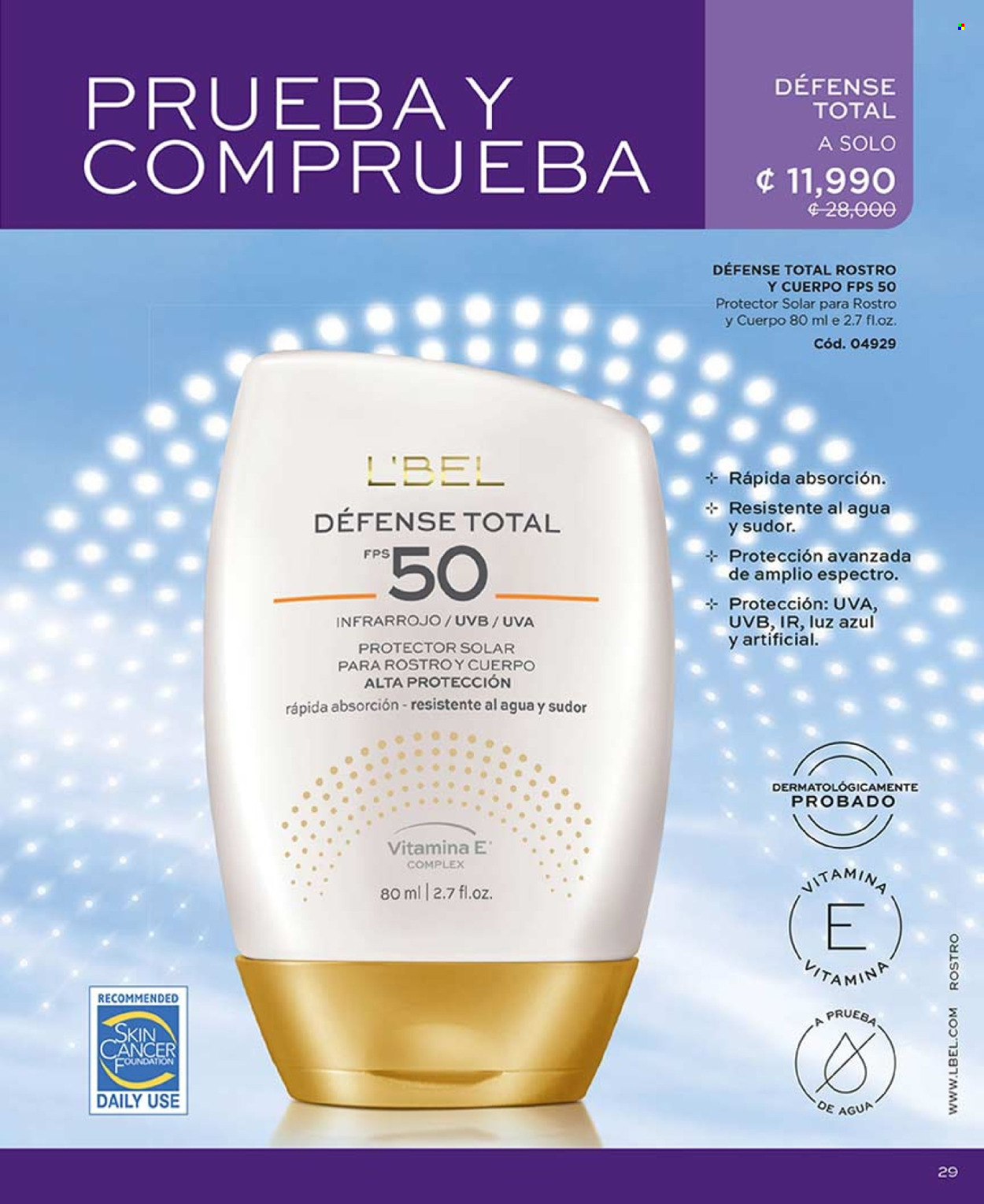 Oferta L'Bel. Página 1