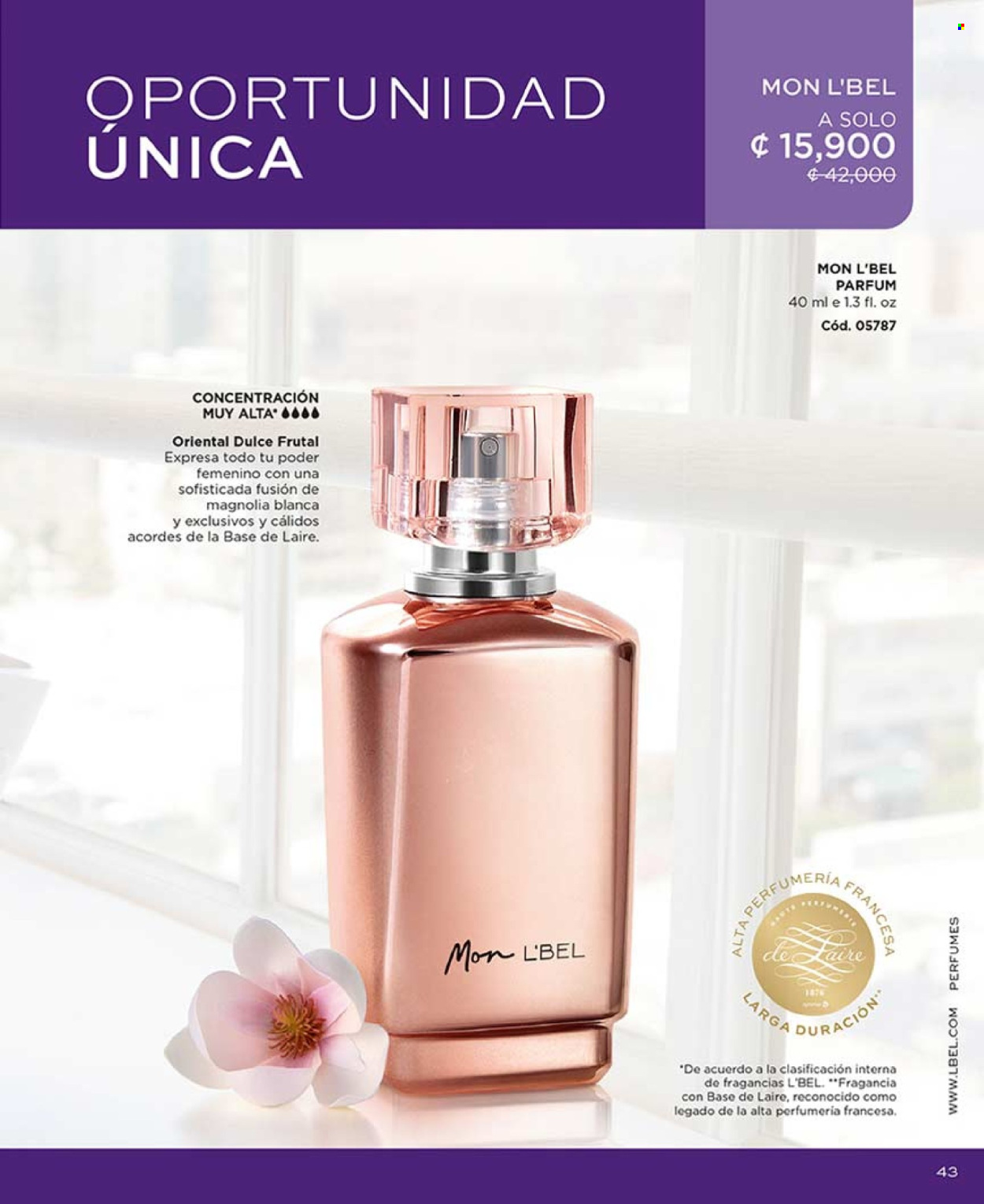 Oferta L'Bel. Página 1