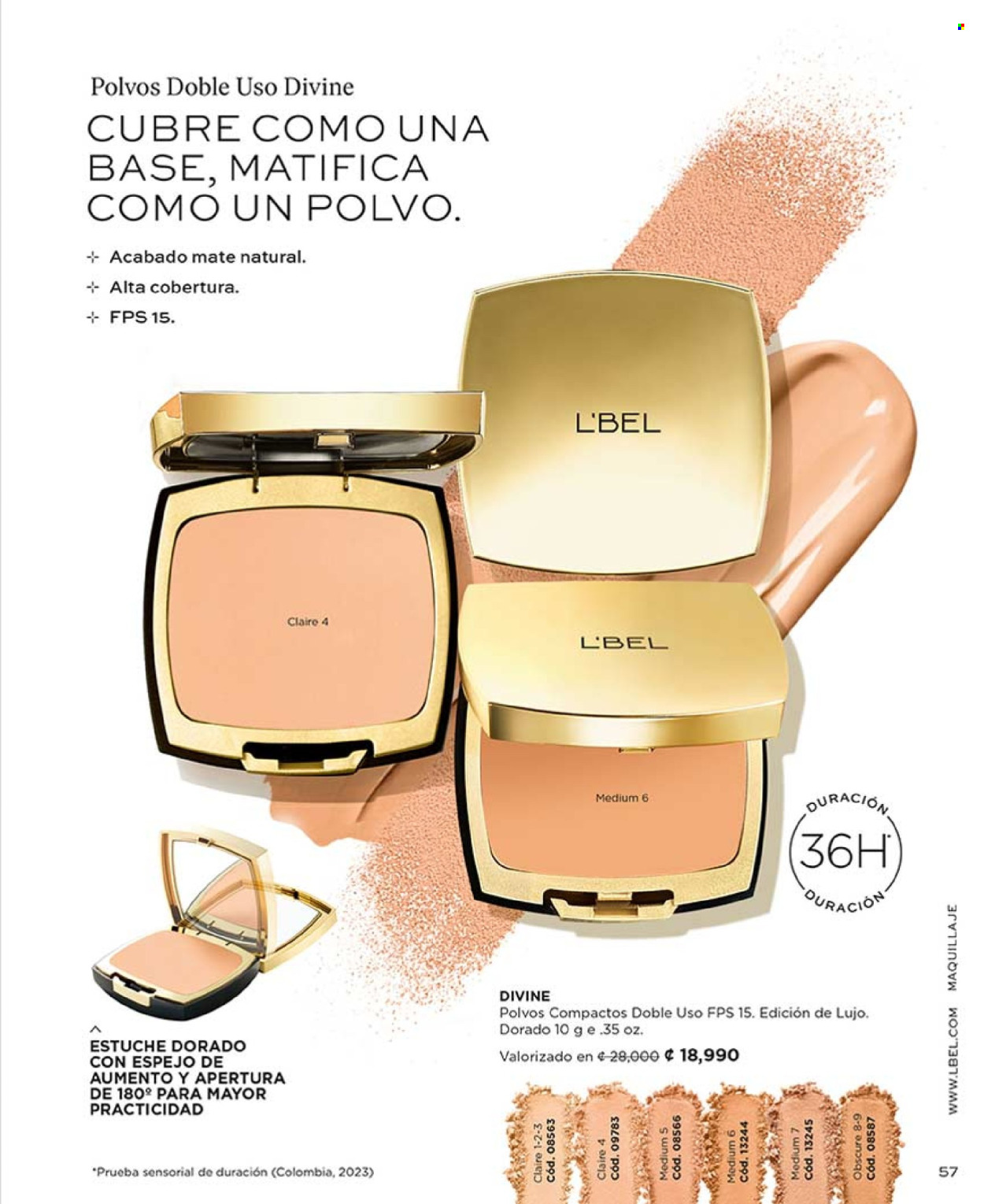 Oferta L'Bel. Página 1
