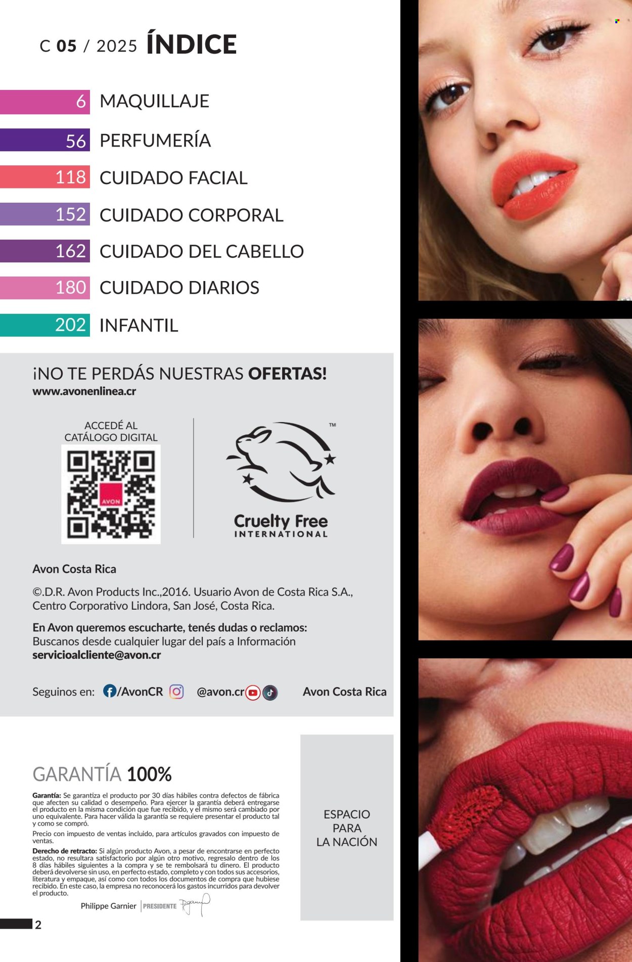 Oferta Avon. Página 1