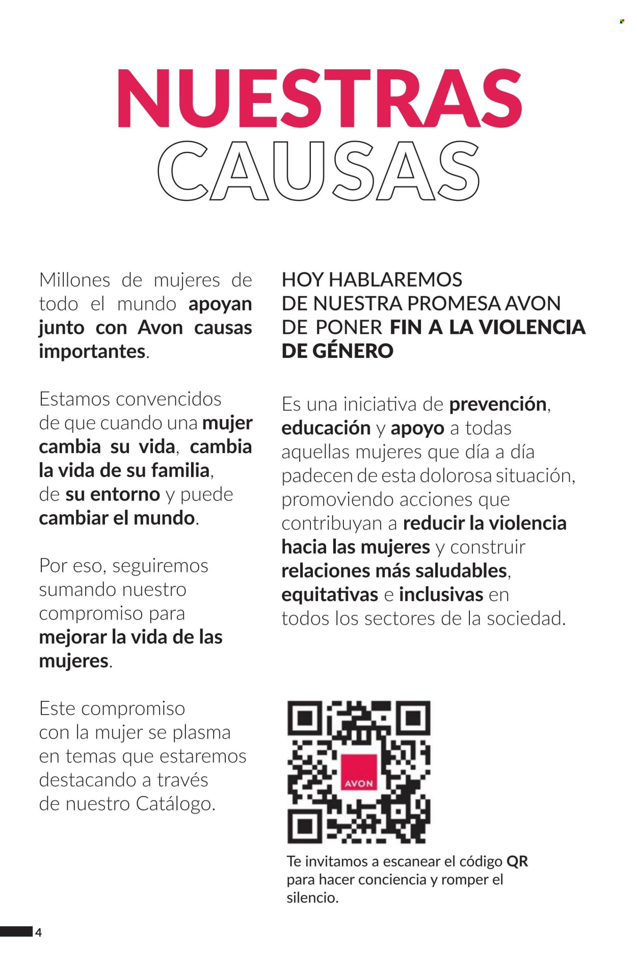 Oferta Avon. Página 1
