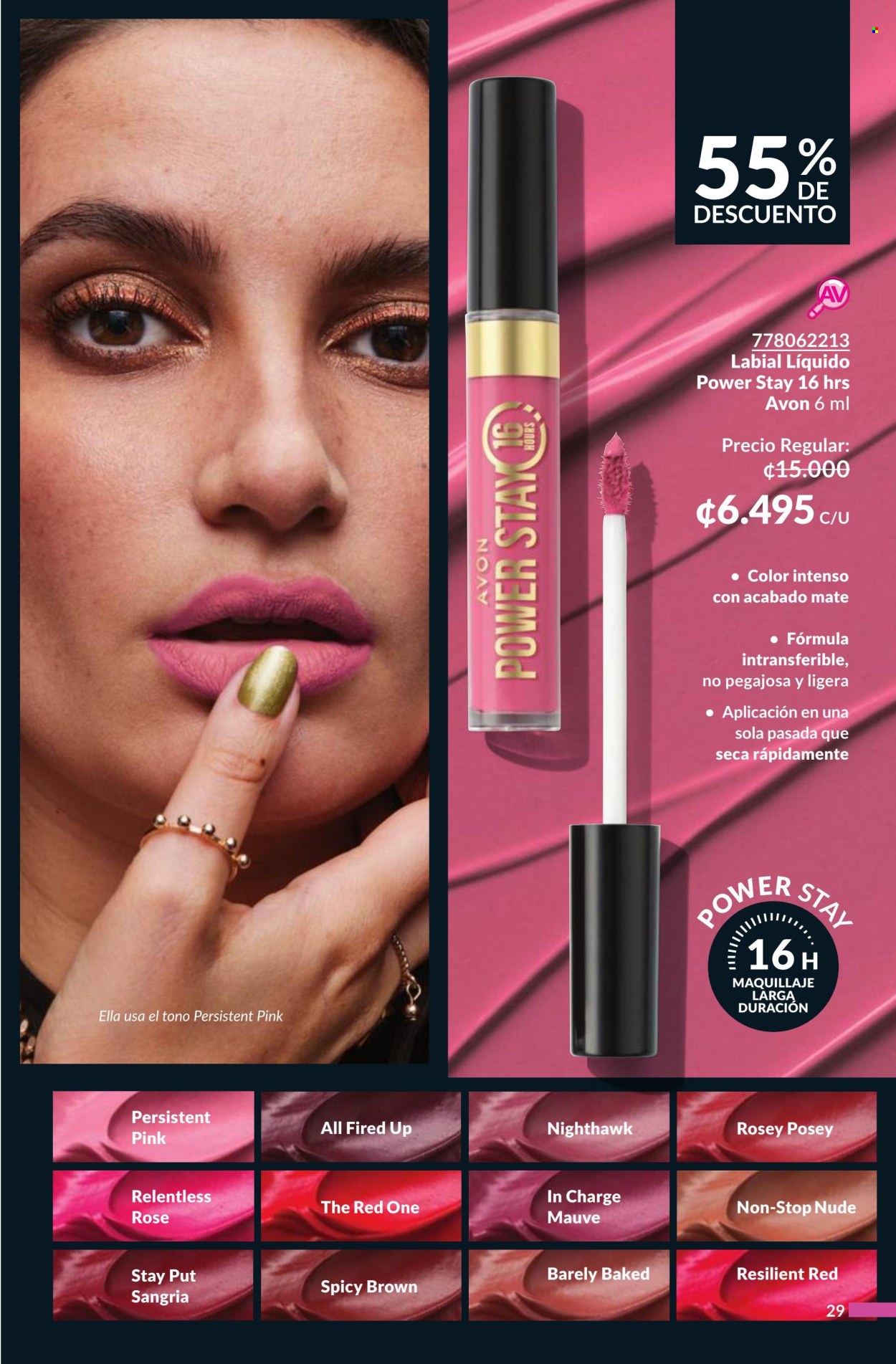 Oferta Avon. Página 1