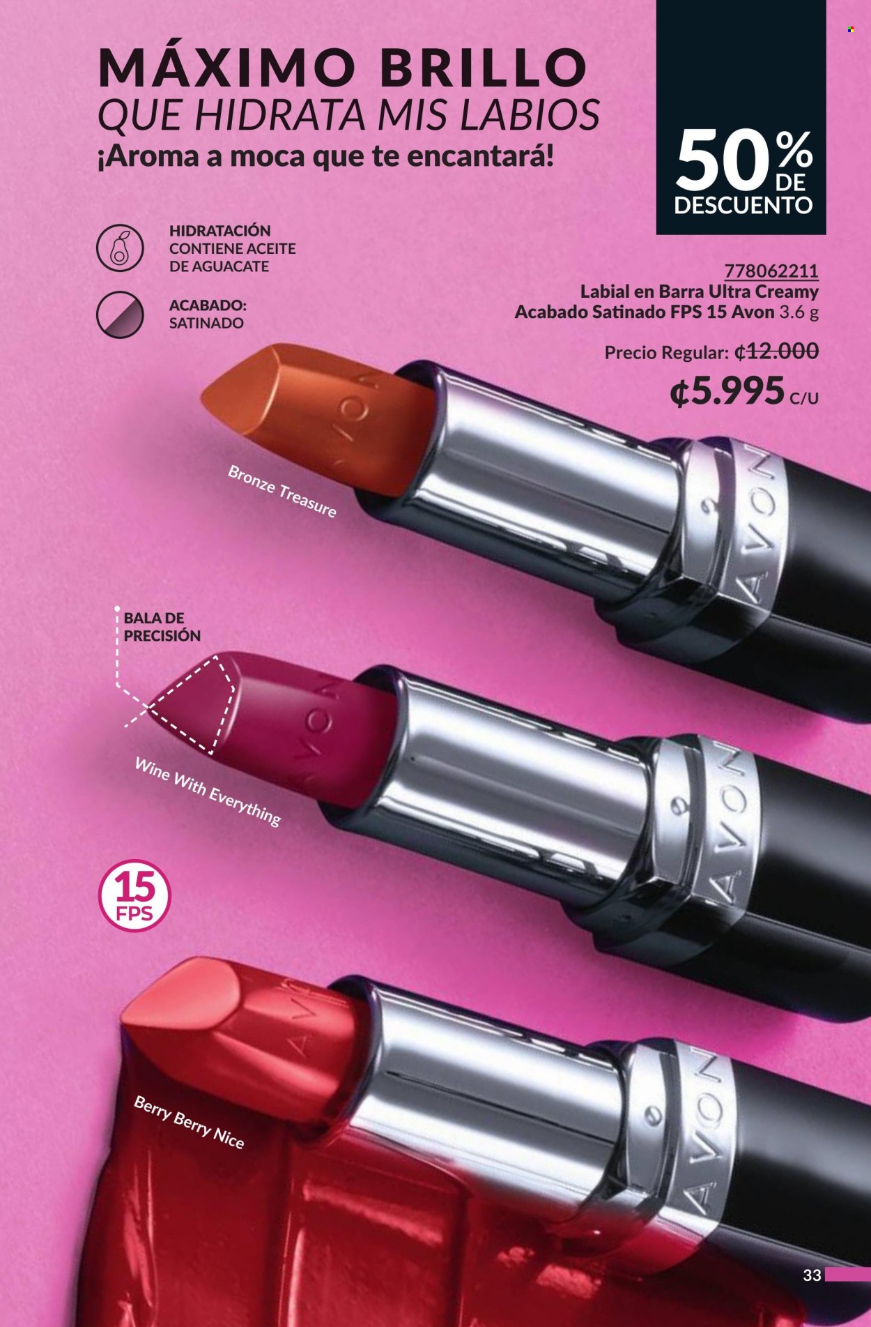 Oferta Avon. Página 1