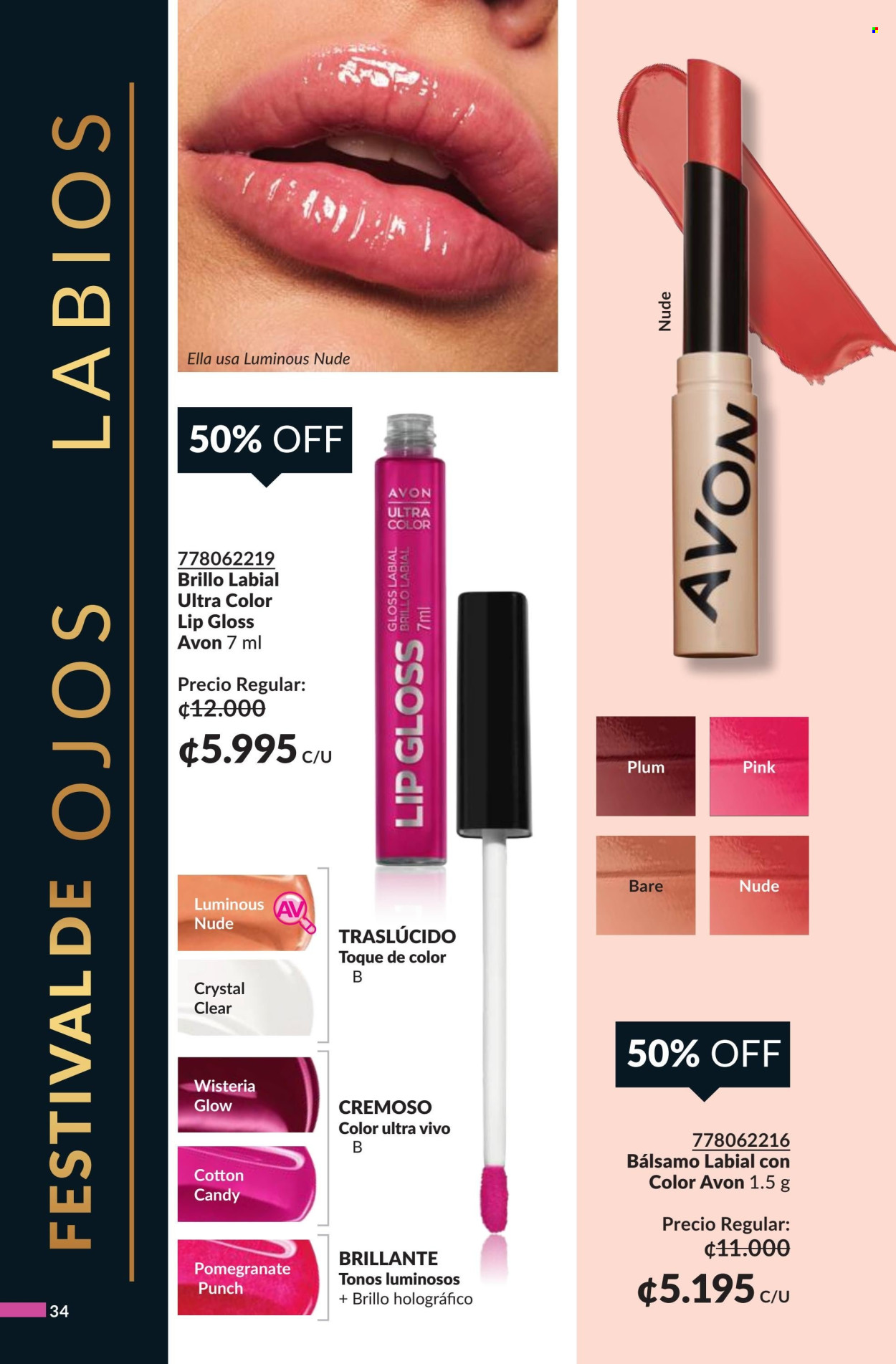 Oferta Avon. Página 1