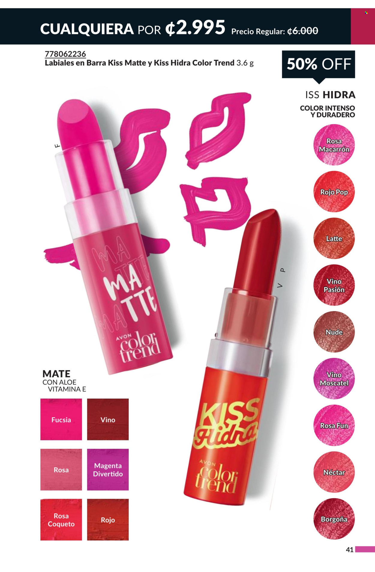 Oferta Avon. Página 1