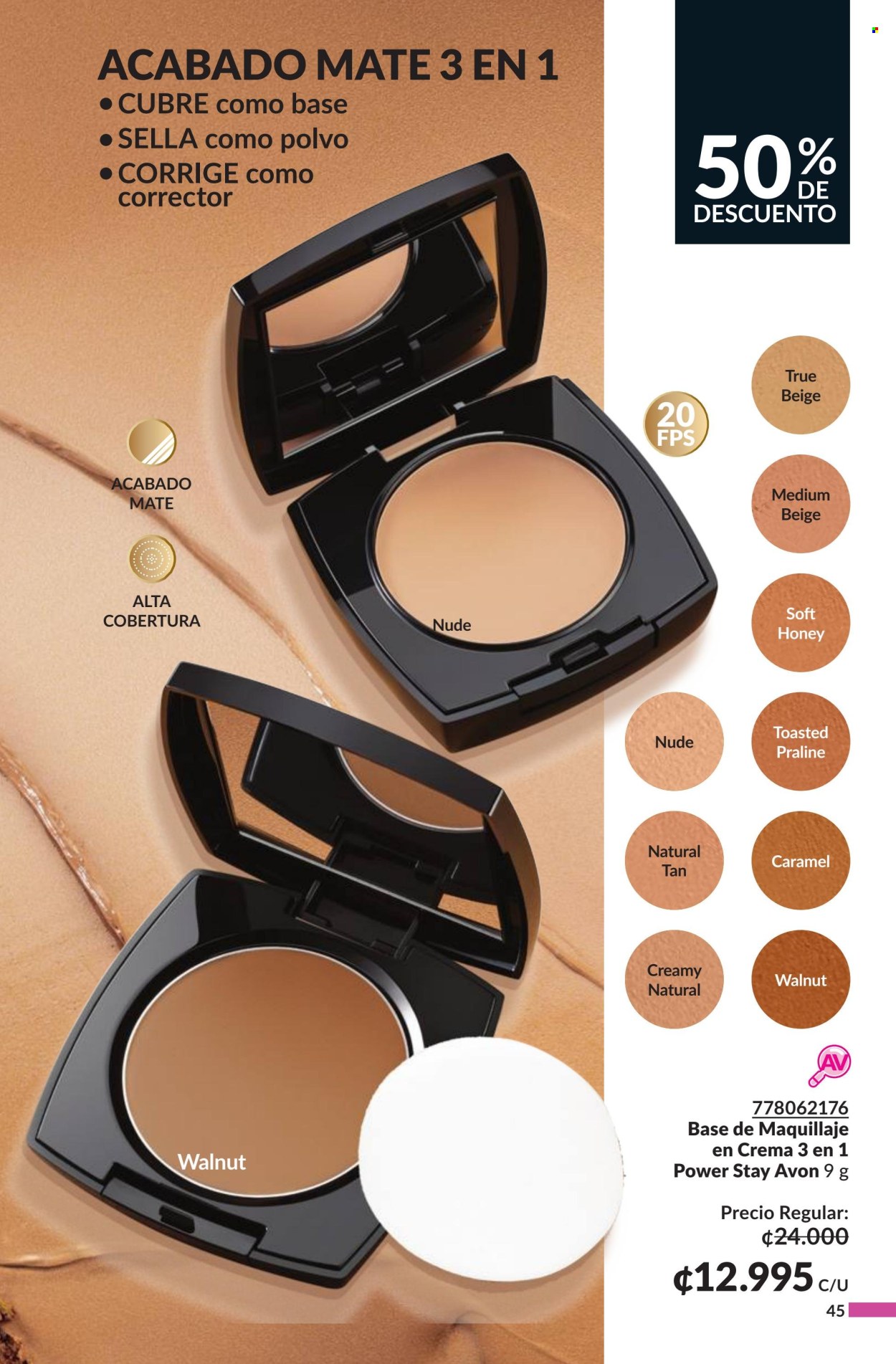 Oferta Avon. Página 1