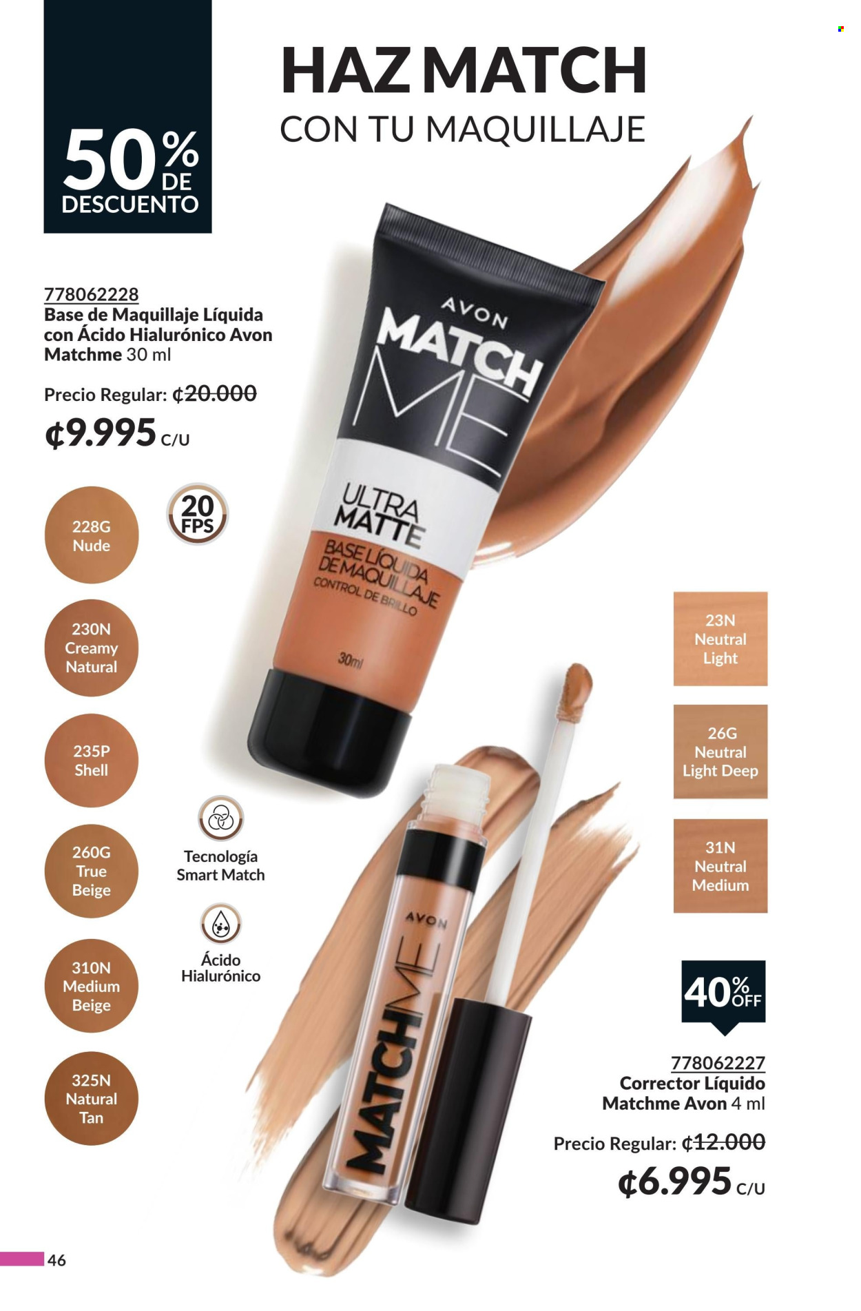 Oferta Avon. Página 1