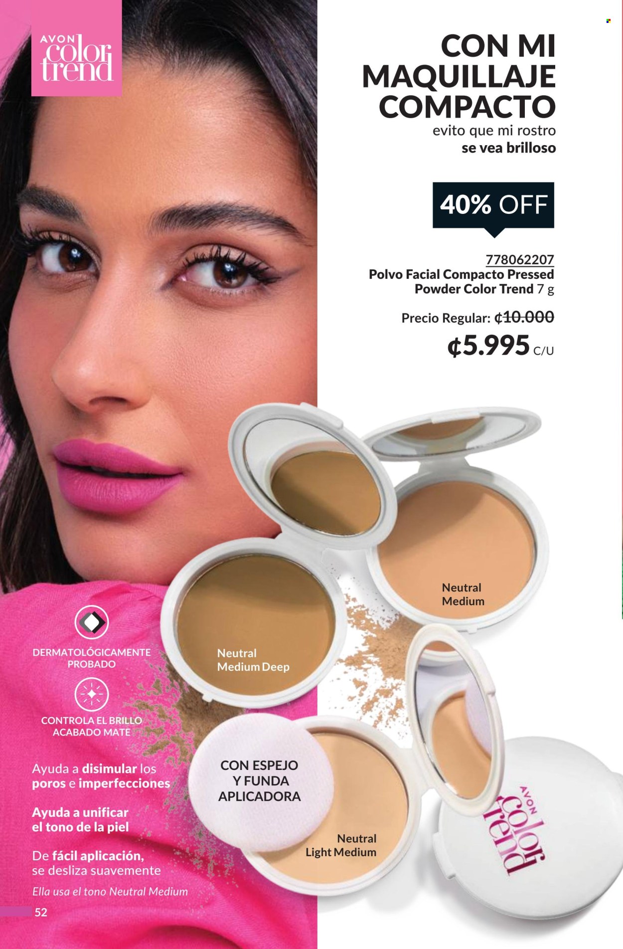 Oferta Avon. Página 1
