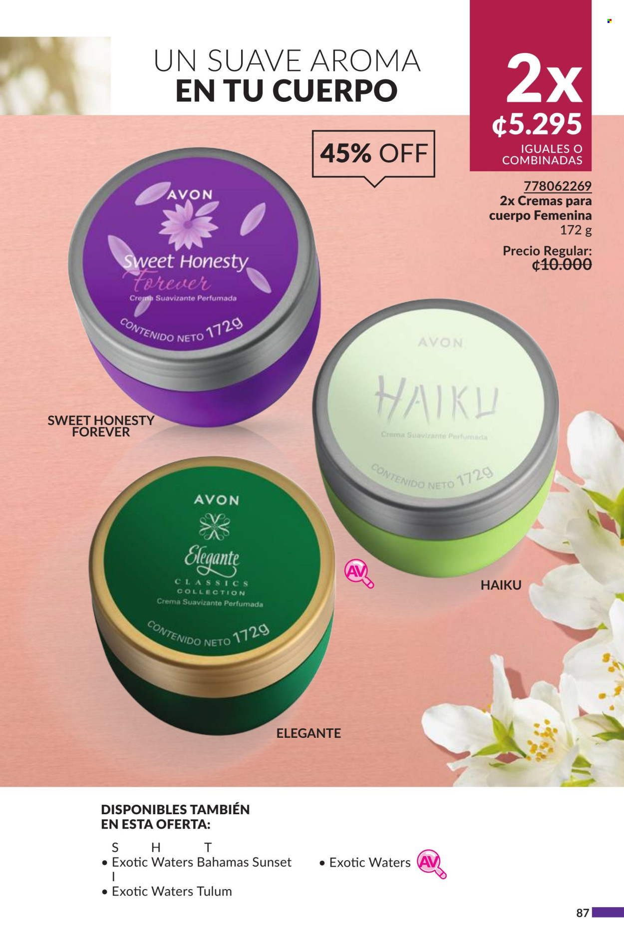 Oferta Avon. Página 1
