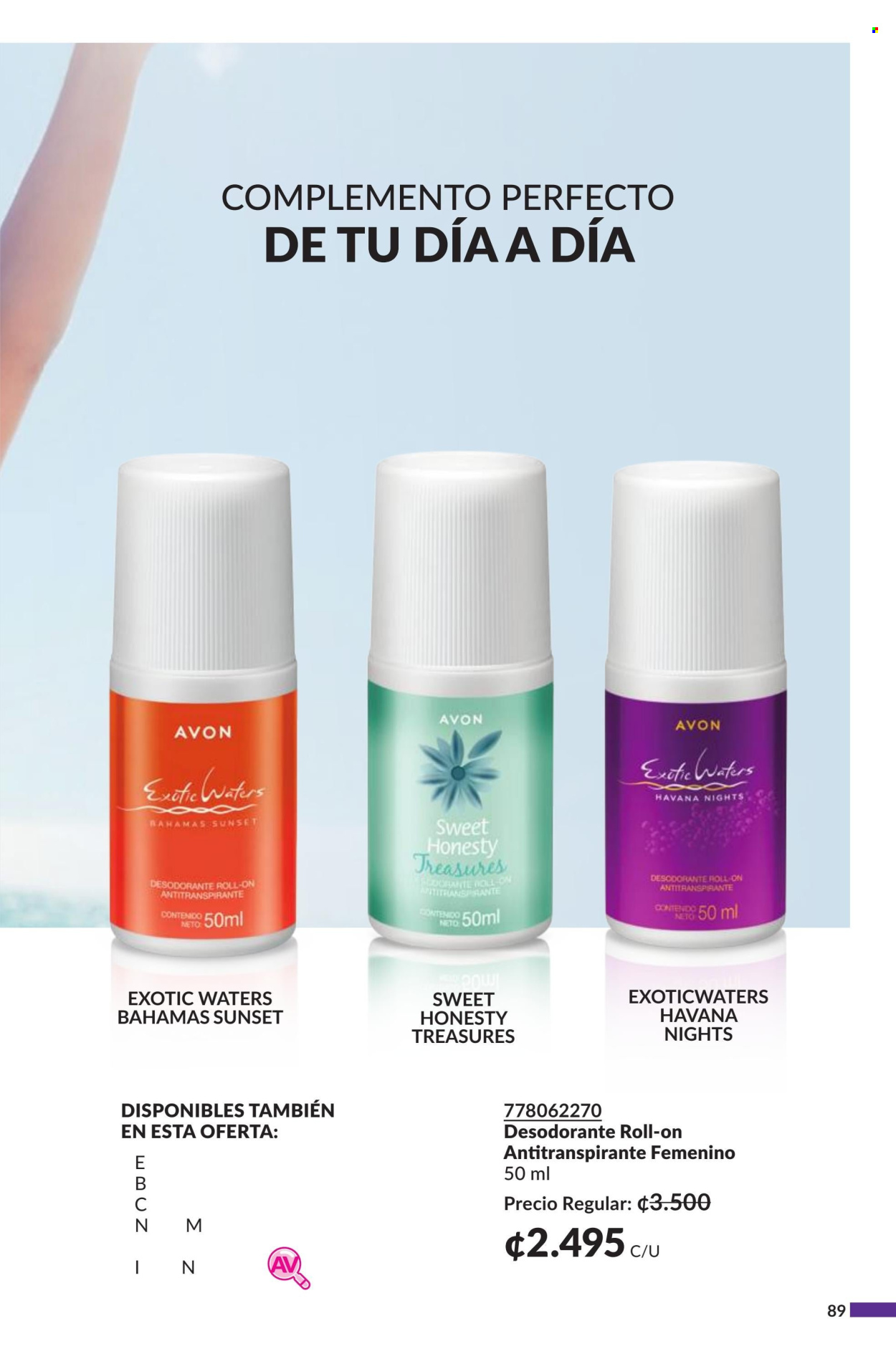 Oferta Avon. Página 1