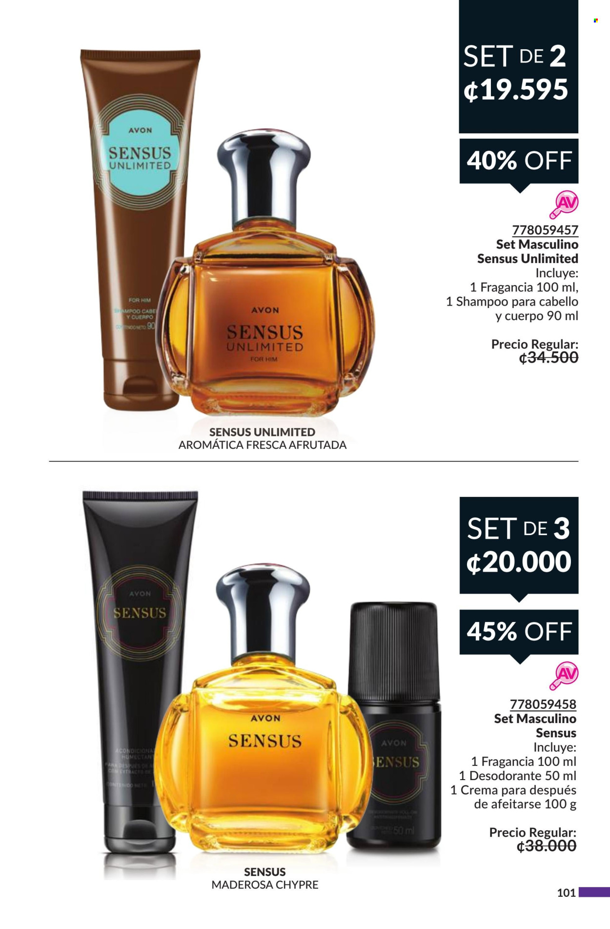 Oferta Avon. Página 1