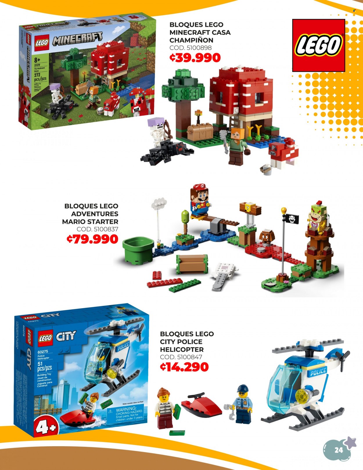 Folleto actual Aliss - 6.12.2023 - 31.12.2023 - Ventas - Minecraft, juguete, LEGO, LEGO City, LEGO Minecraft. Página 24.