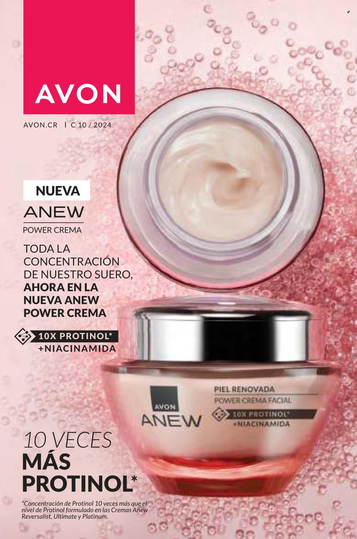 thumbnail - Folleto actual Avon - Ventas - Anew, crema facial. Página 1.