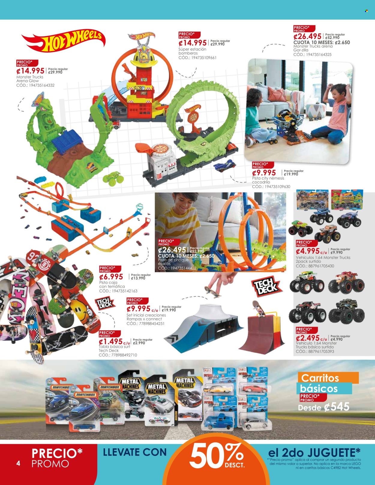 thumbnail - Folleto actual Tienda Universal - 20.6.2024 - 7.7.2024 - Ventas - LEGO, cocodrilo, Hot Wheels, juguete, Monster Truck. Página 4.